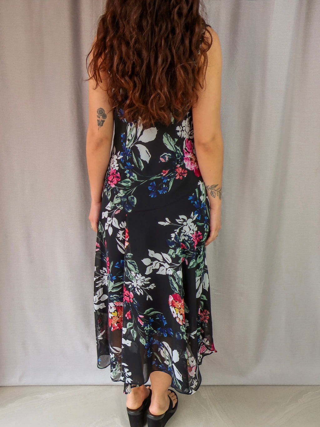 Liz Jordan Floral Maxi Dress - Size S