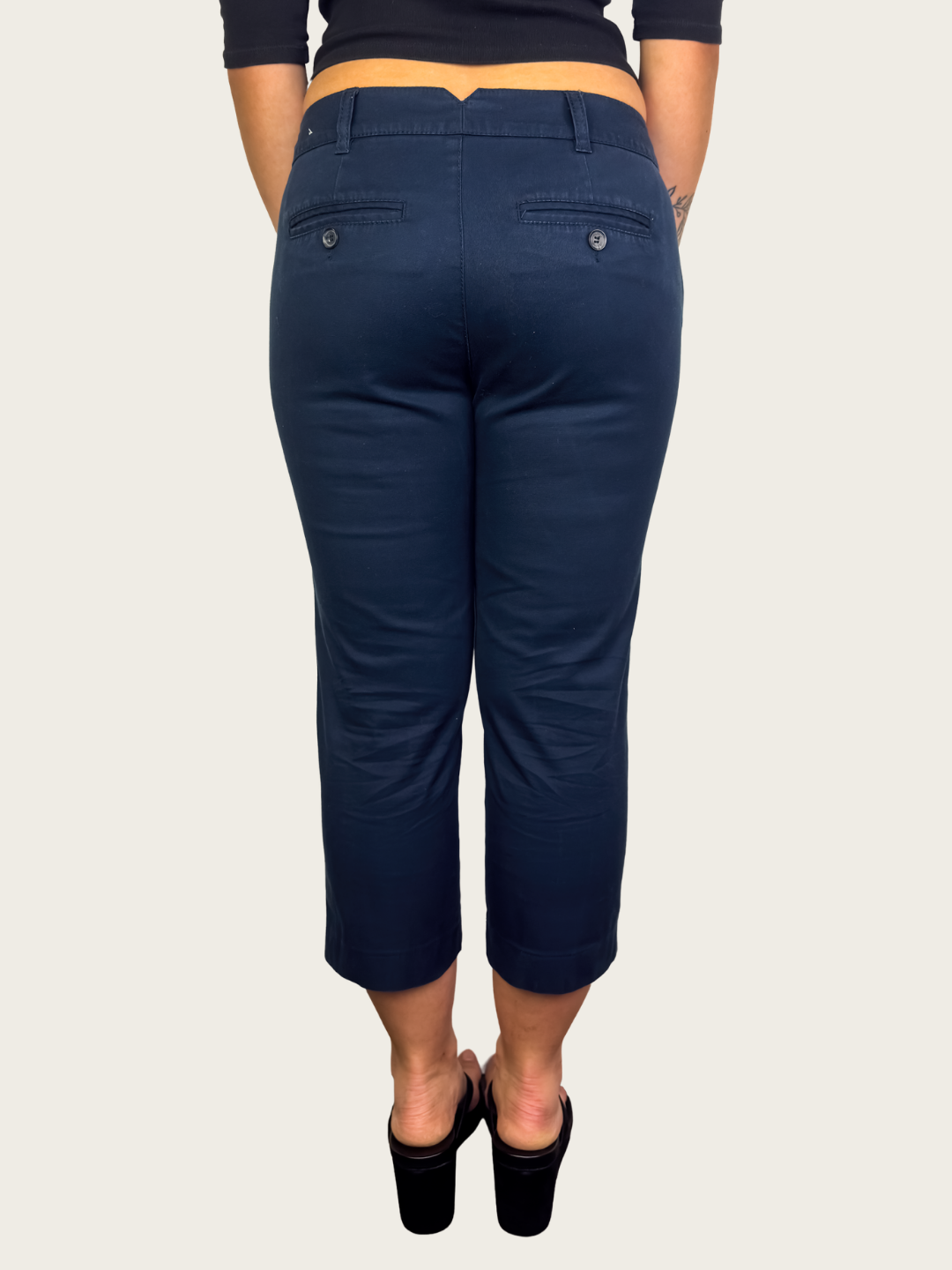 00s Esprit Navy Capri Pants - Size XS