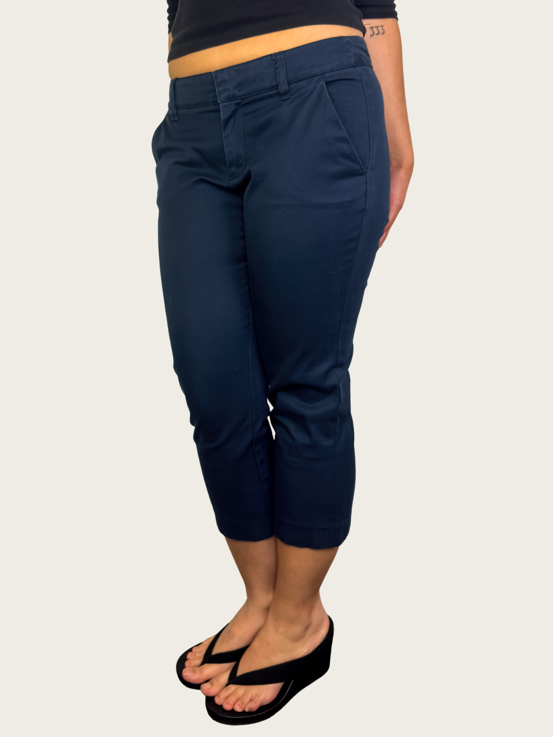 00s Esprit Navy Capri Pants - Size XS
