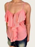 00s Bluejuice Ruffle Cami Top - Size S