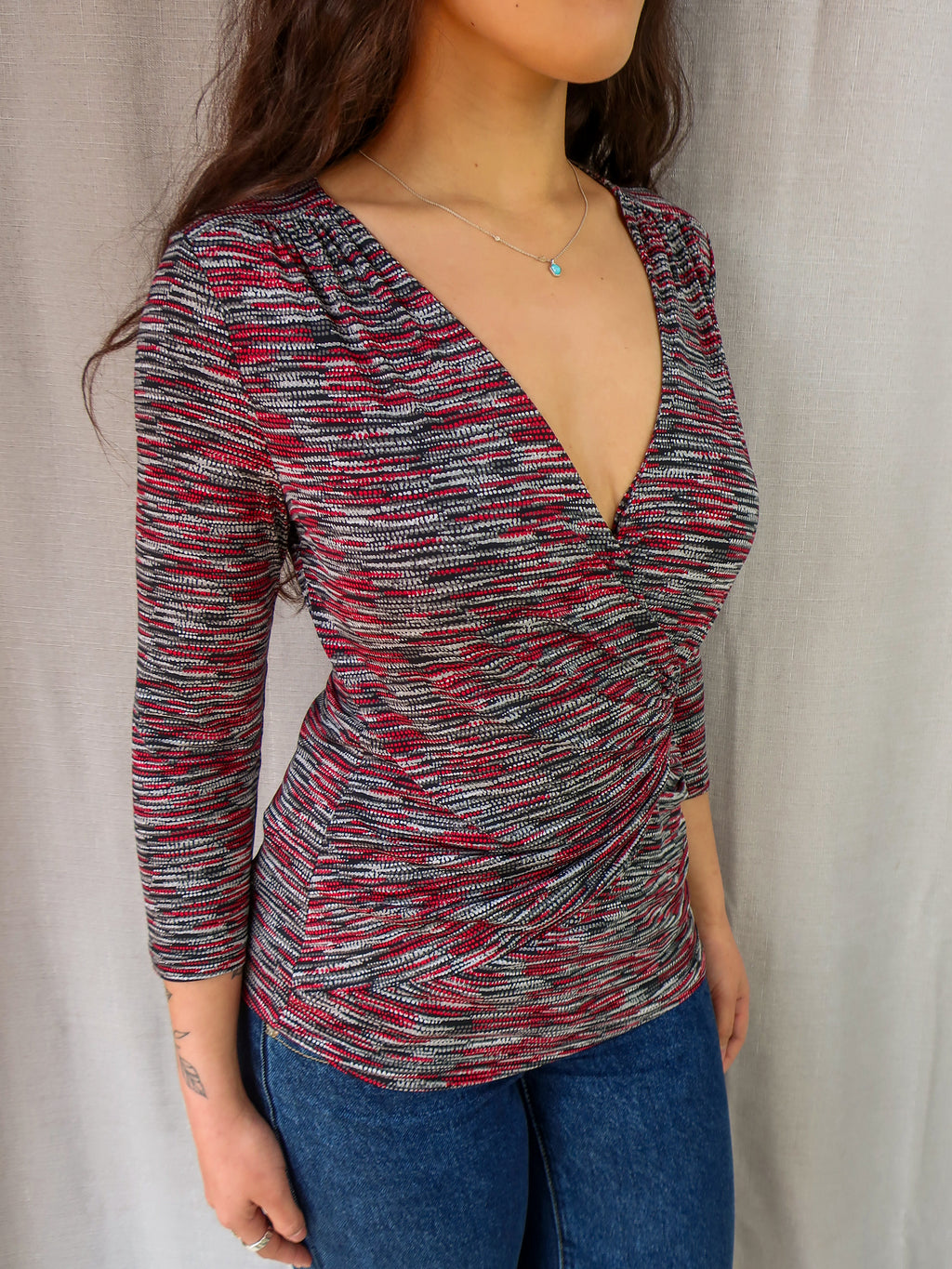 00s Taria Wrap Top - Size M