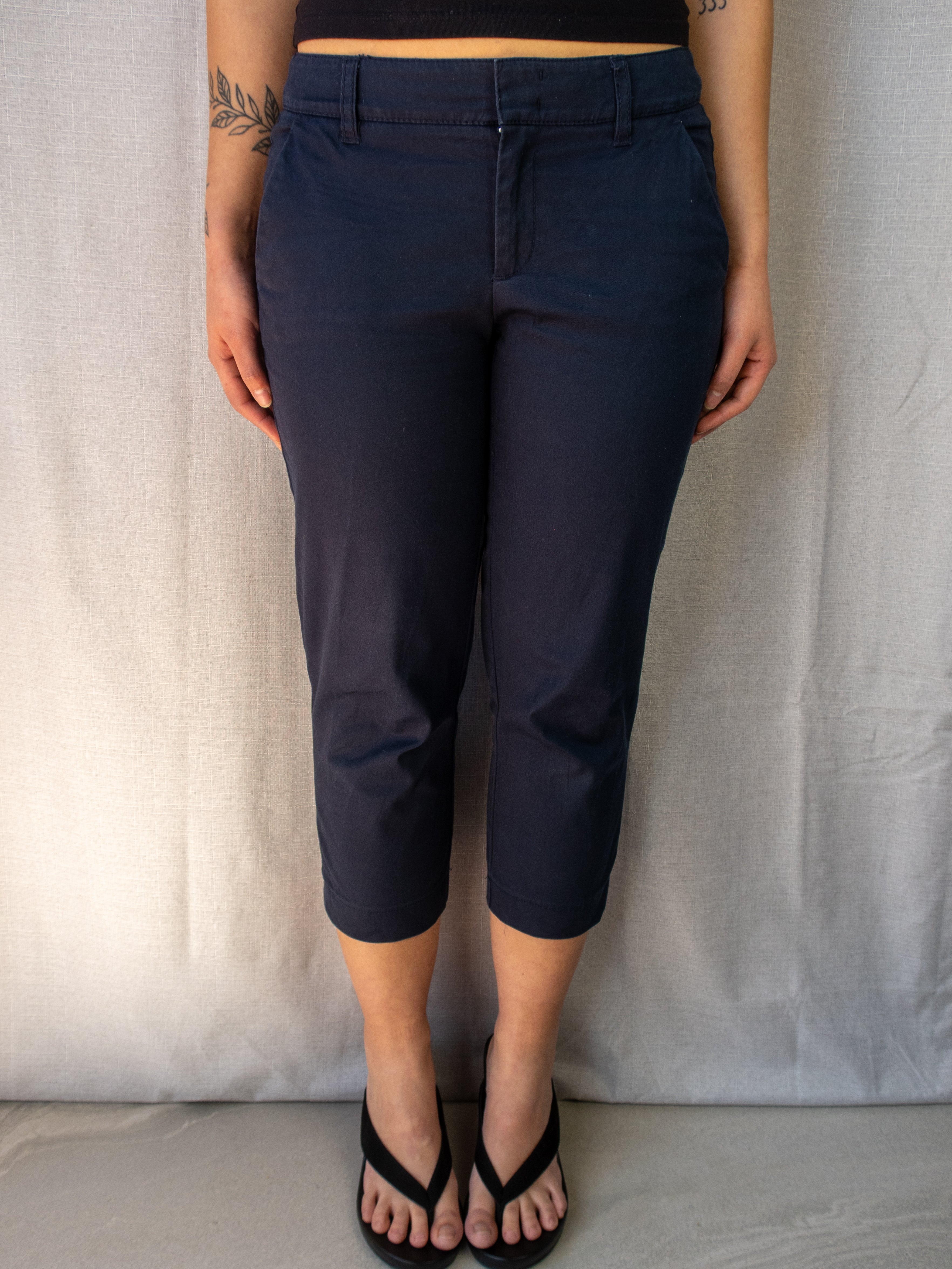 00s Esprit Navy Capri Pants - Size XS