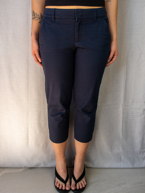 00s Esprit Navy Capri Pants - Size XS
