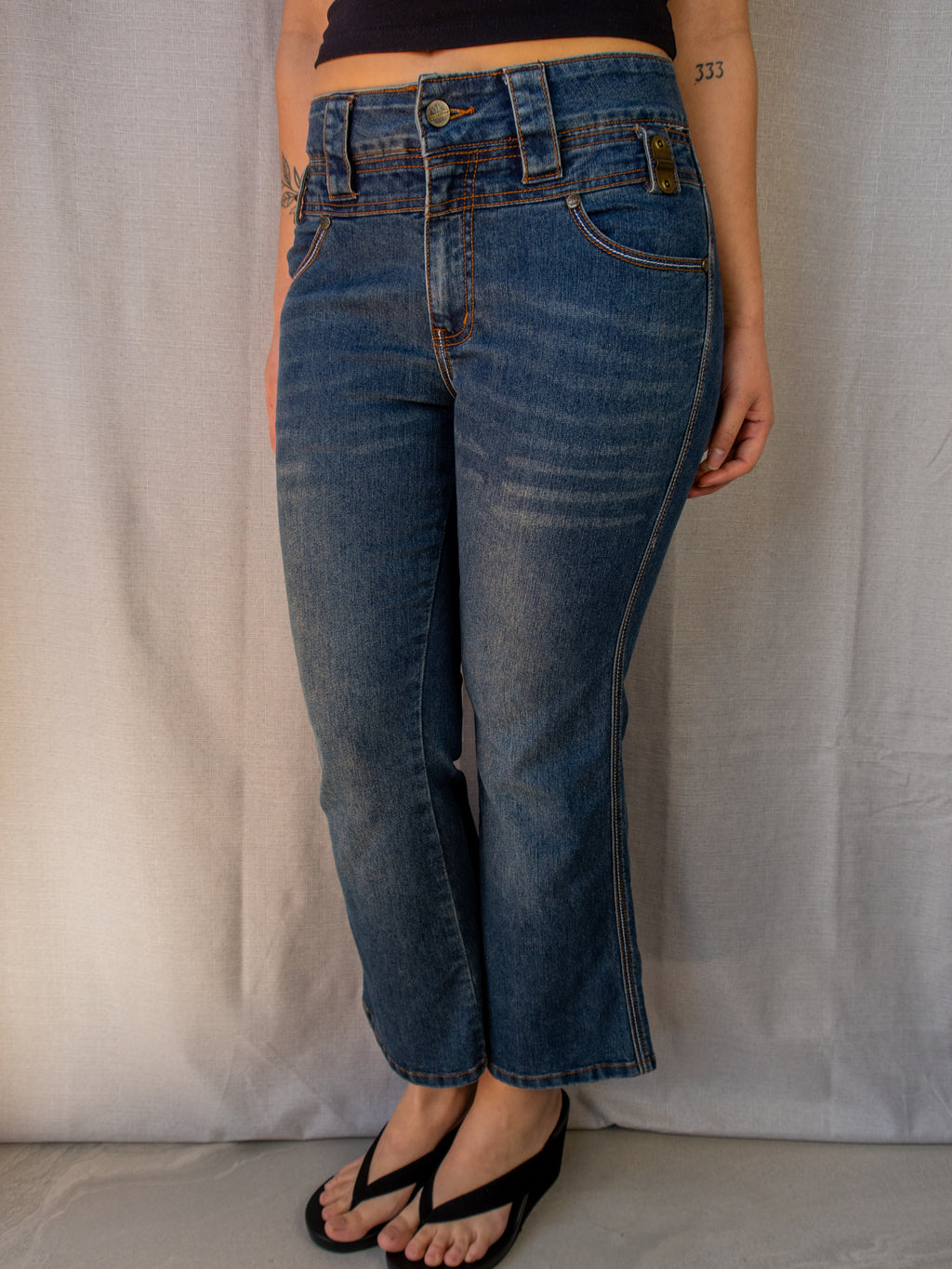 00s X-TM Bootcut Capri Jeans - Size XS/S