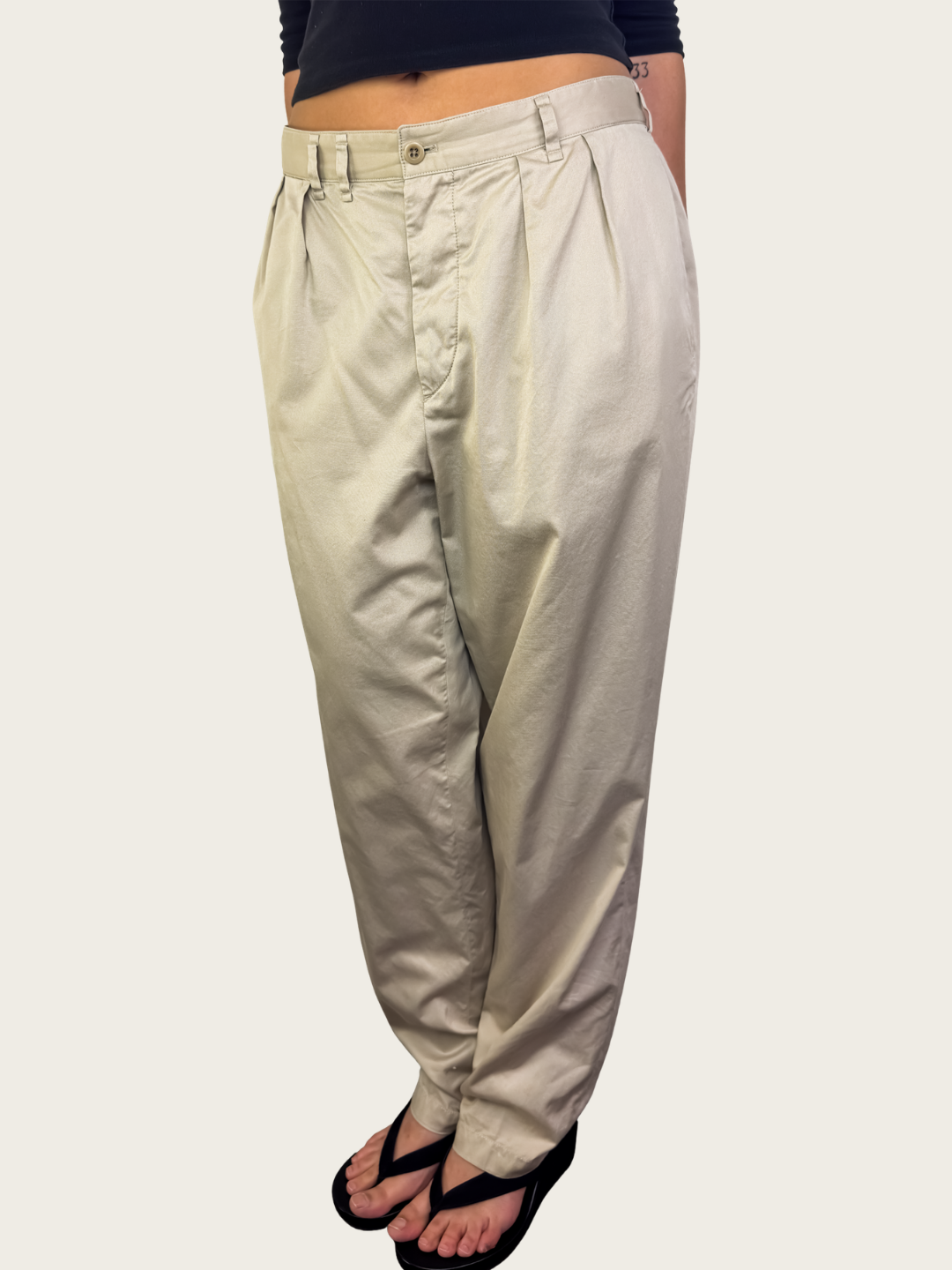 00s Ralph Lauren Pleated Trousers - Size XL