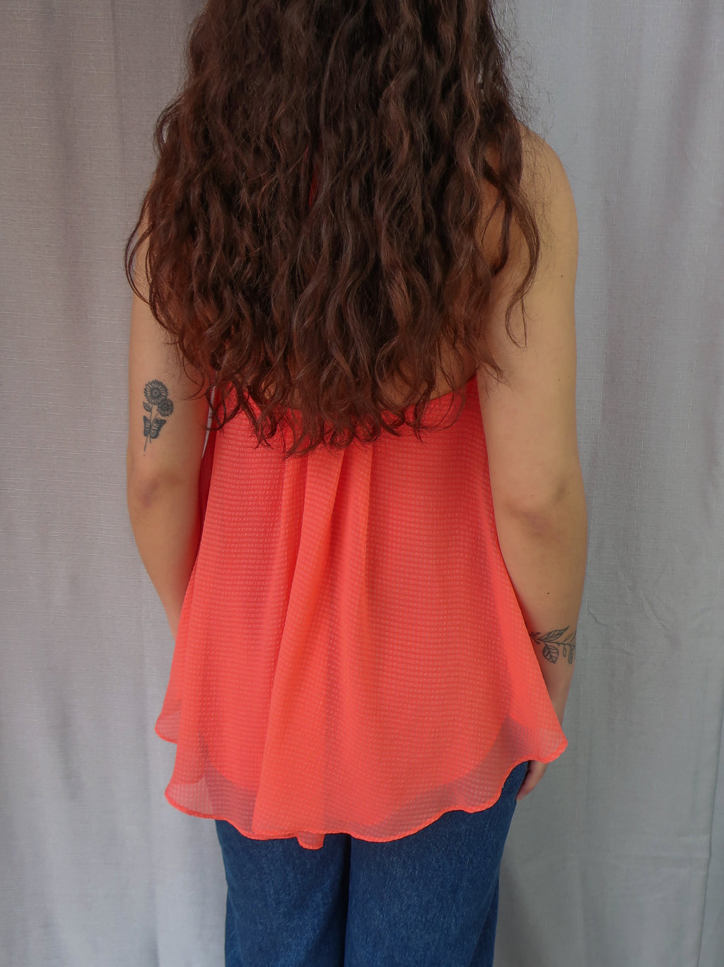 00s Anise Layered Halter Top - Size S