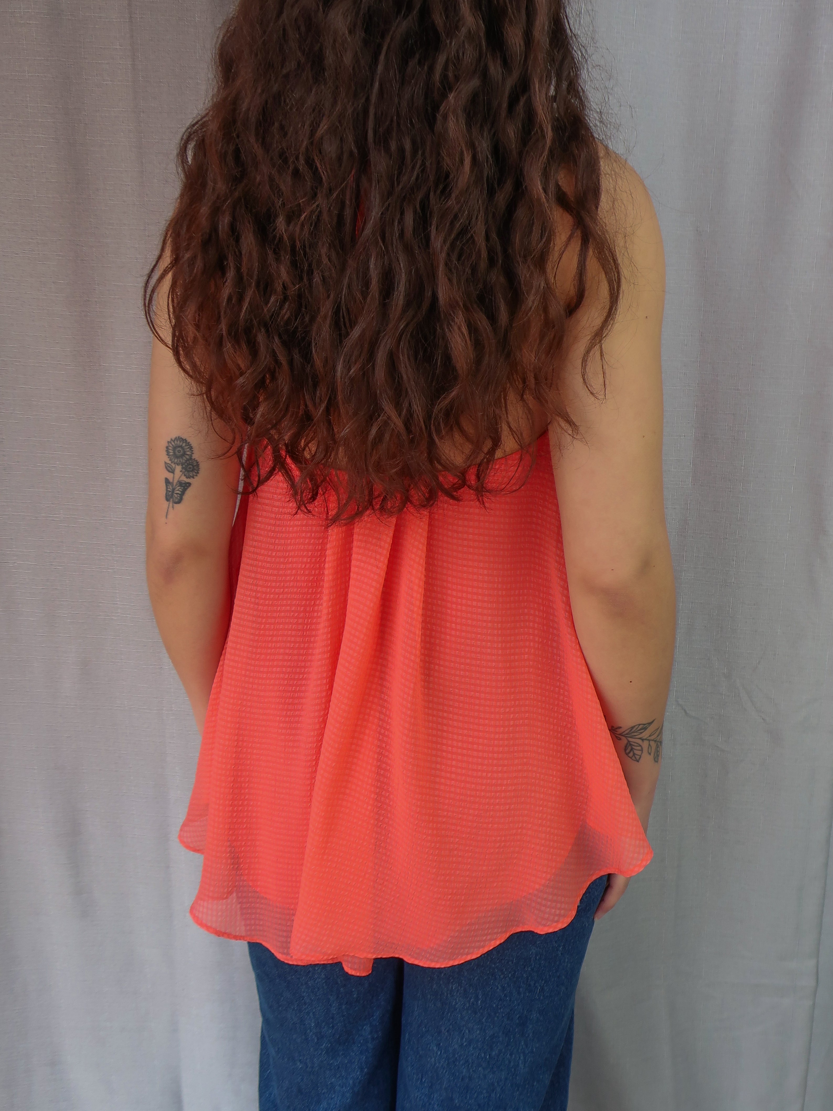 00s Anise Layered Halter Top - Size S
