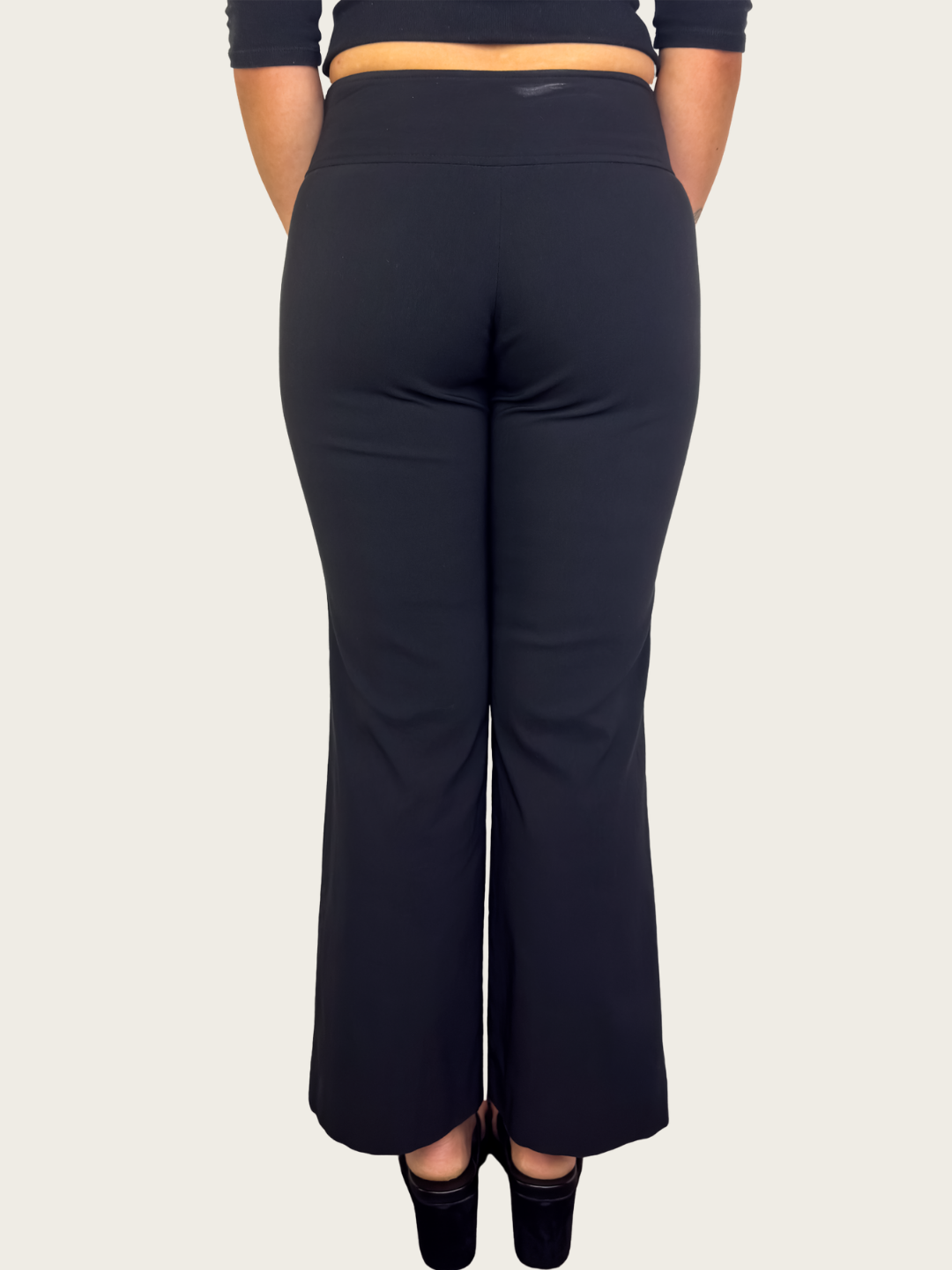 Y2K Events Black Wrap Waist Pants - Size XS