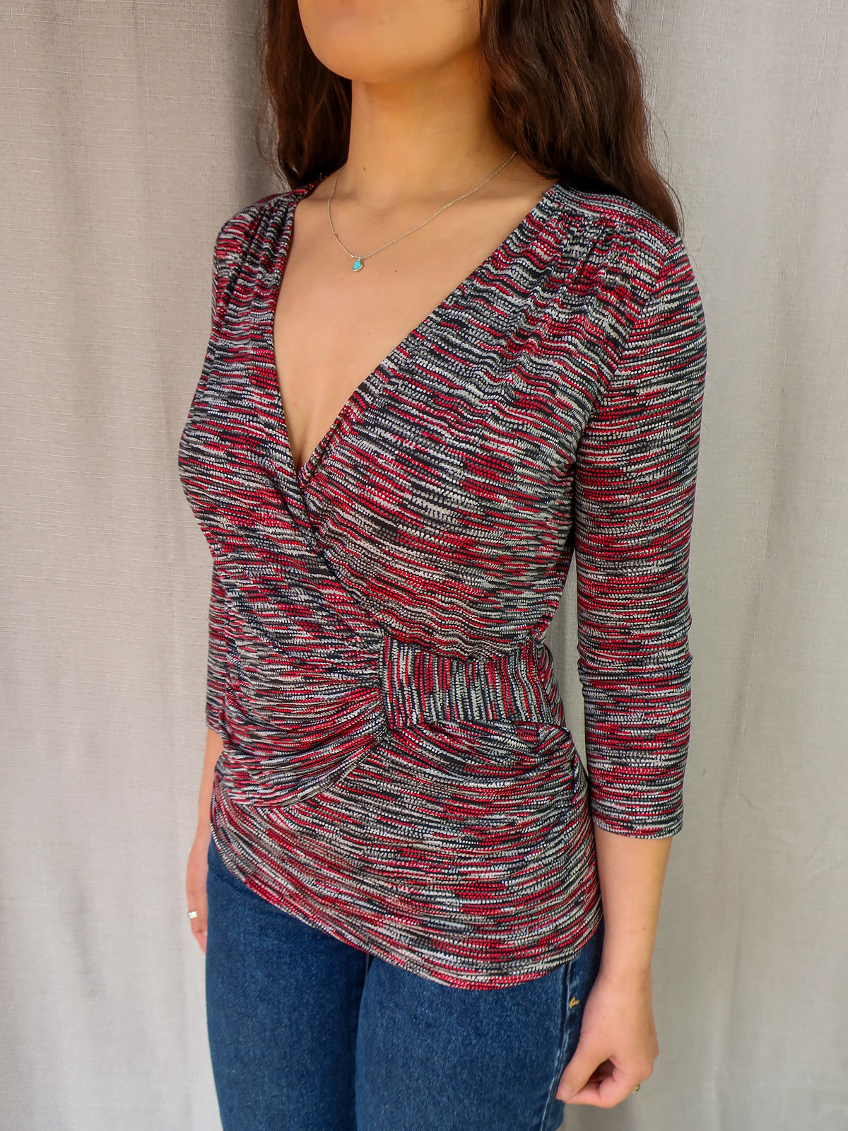 00s Taria Wrap Top - Size M
