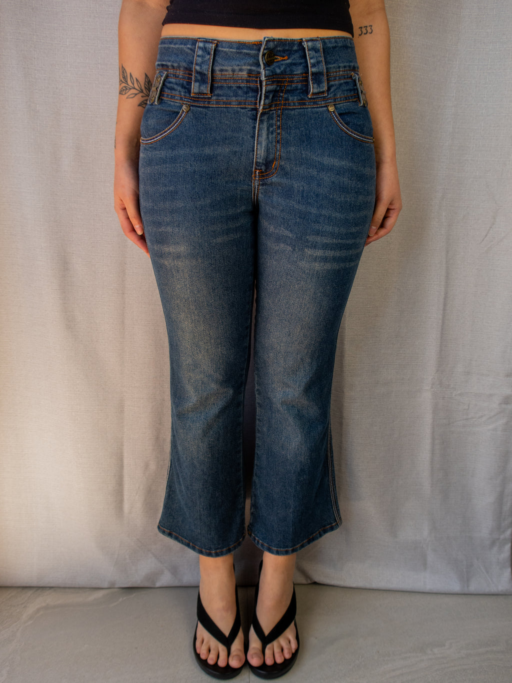 00s X-TM Bootcut Capri Jeans - Size XS/S