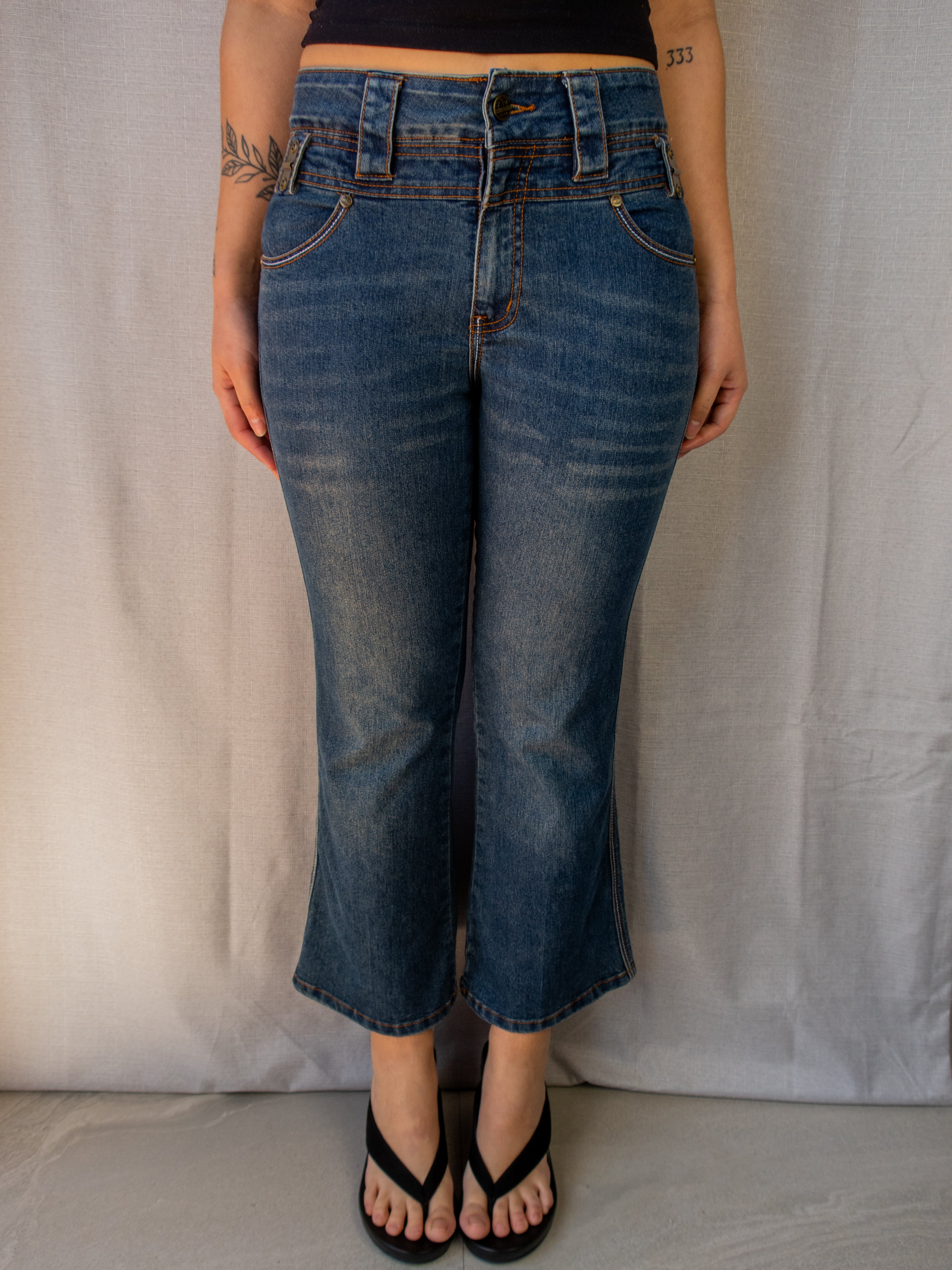 00s X-TM Bootcut Capri Jeans - Size XS/S