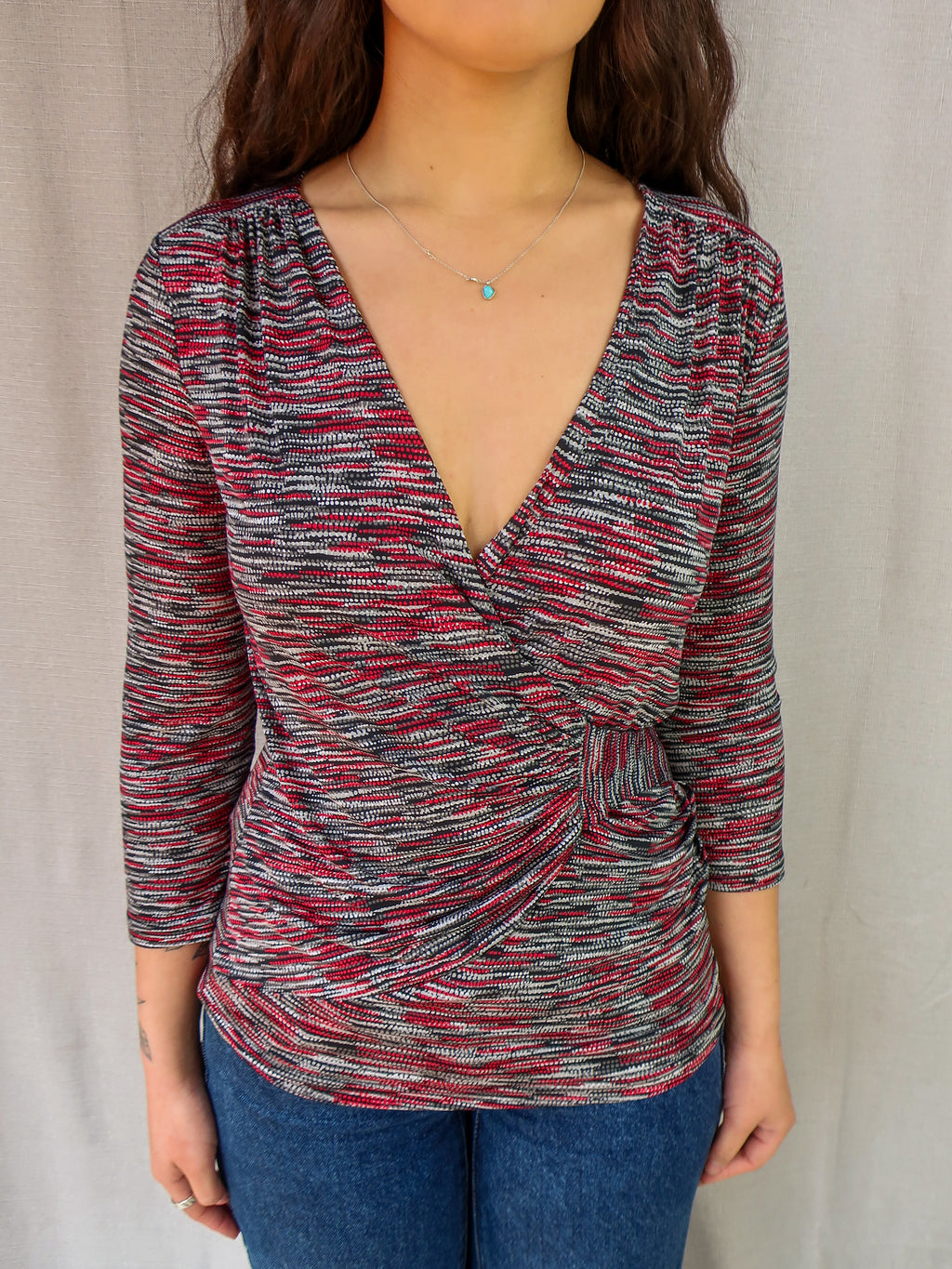 00s Taria Wrap Top - Size M