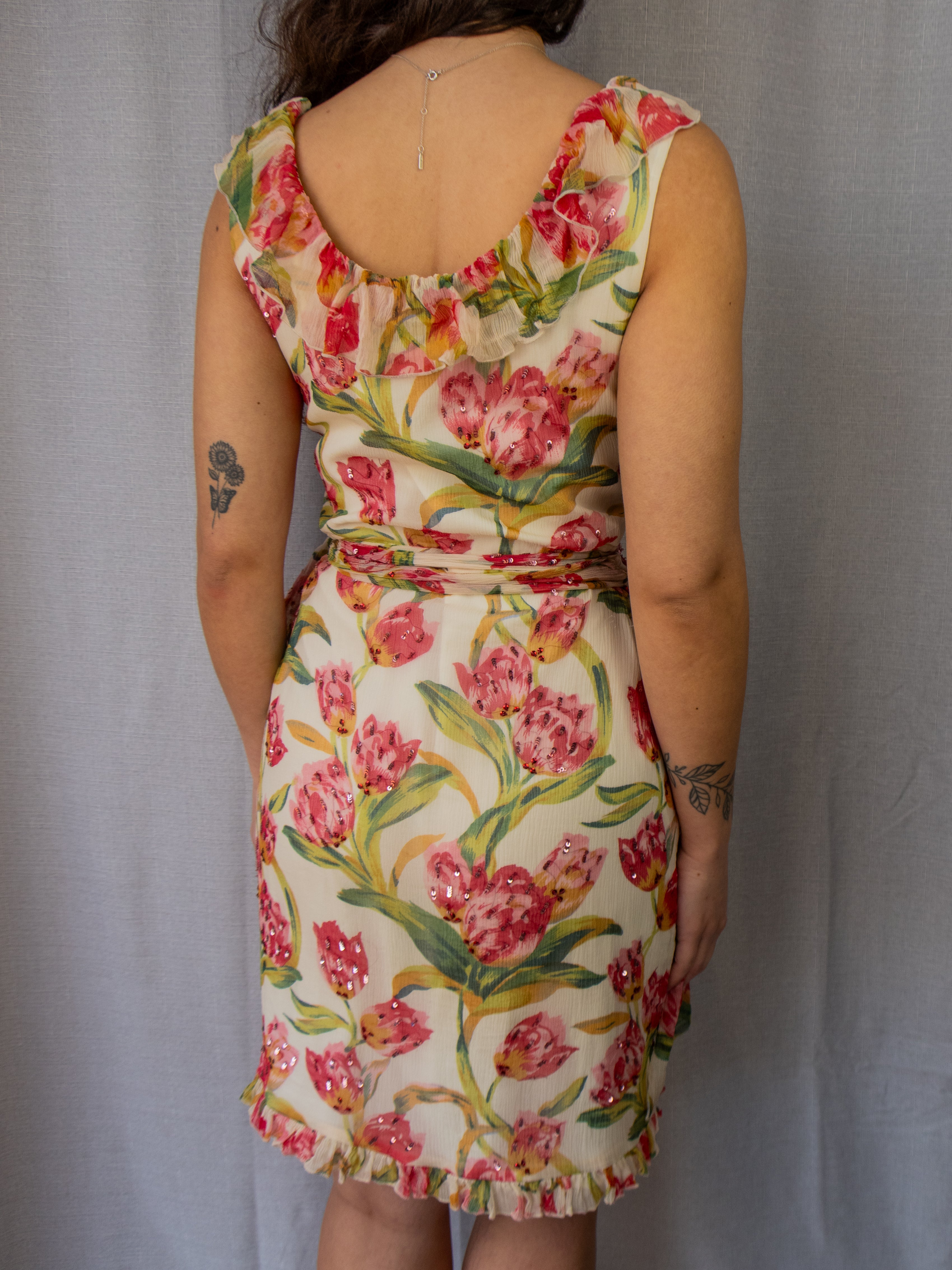 00s Alannah Hill Floral Mini Dress - Size S/M