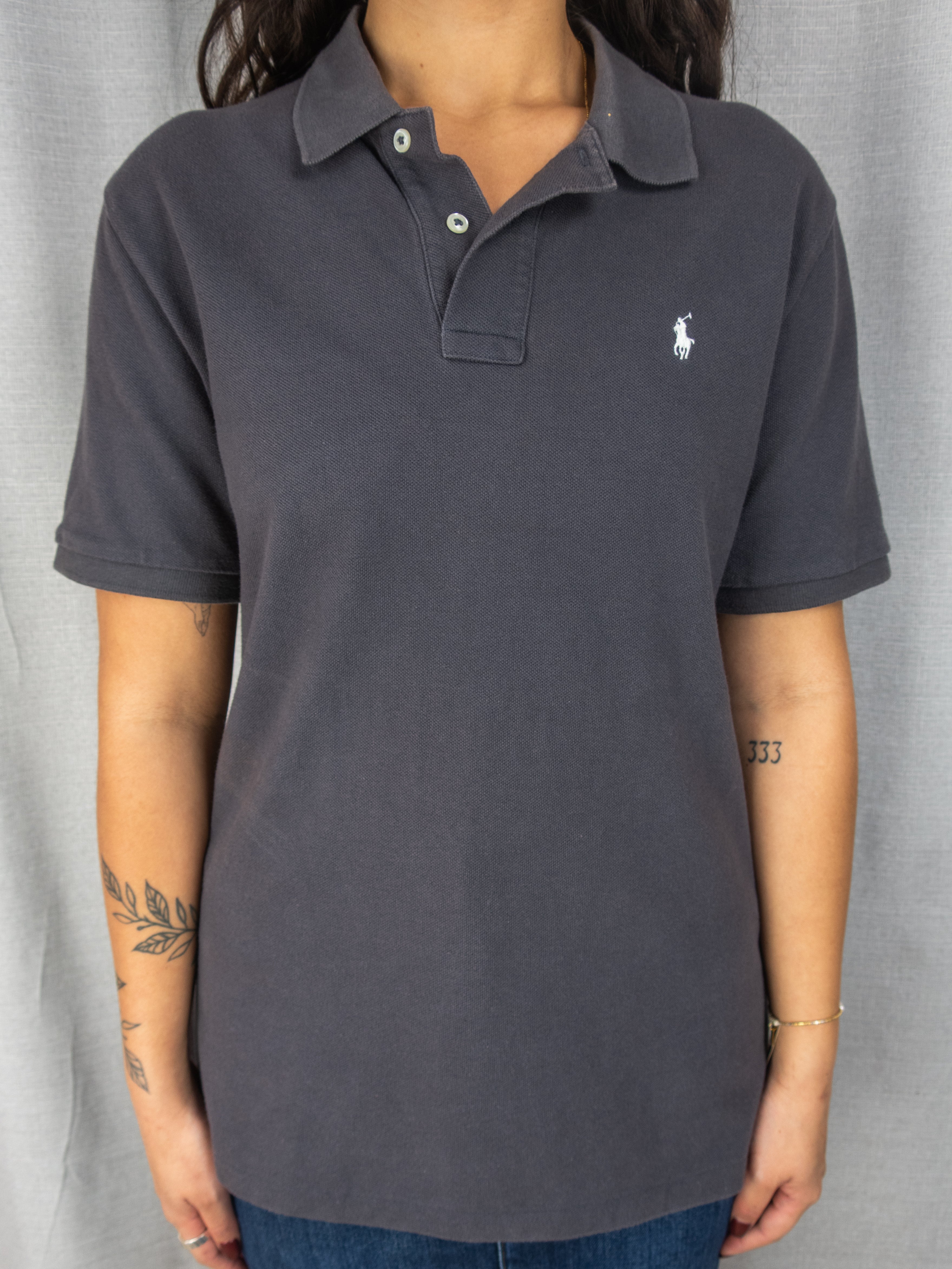 Ralph Lauren Polo Shirt - Charcoal - L