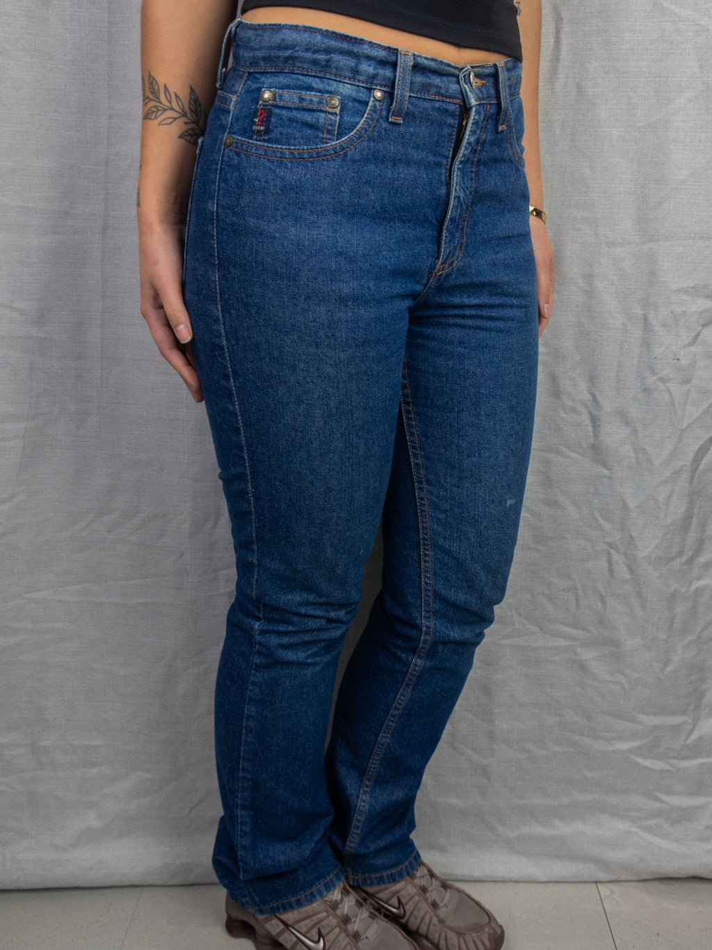 Vintage Guess Jeans USA Straight Leg Denim Jeans - Blue - Size 8