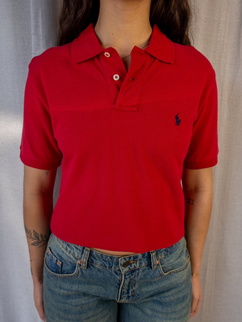 Vintage Ralph Lauren Polo Shirt - Red Pony Logo - L