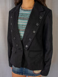 Y2K Sportsgirl Blazer - Black - Size 12