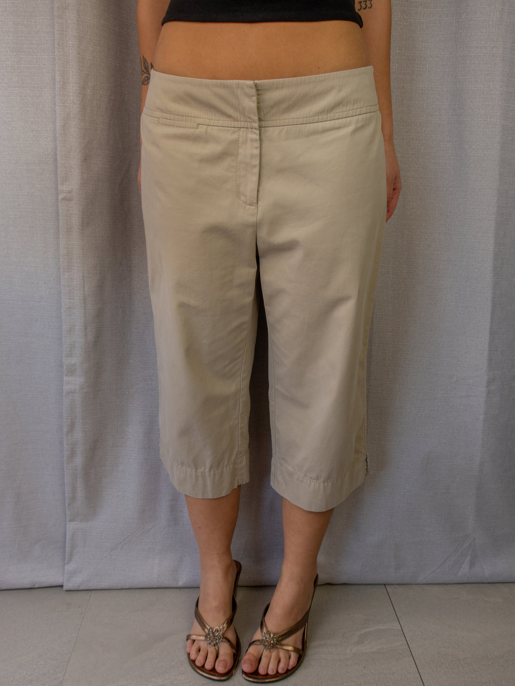 Country Road Capri Pants - Beige - Size 12