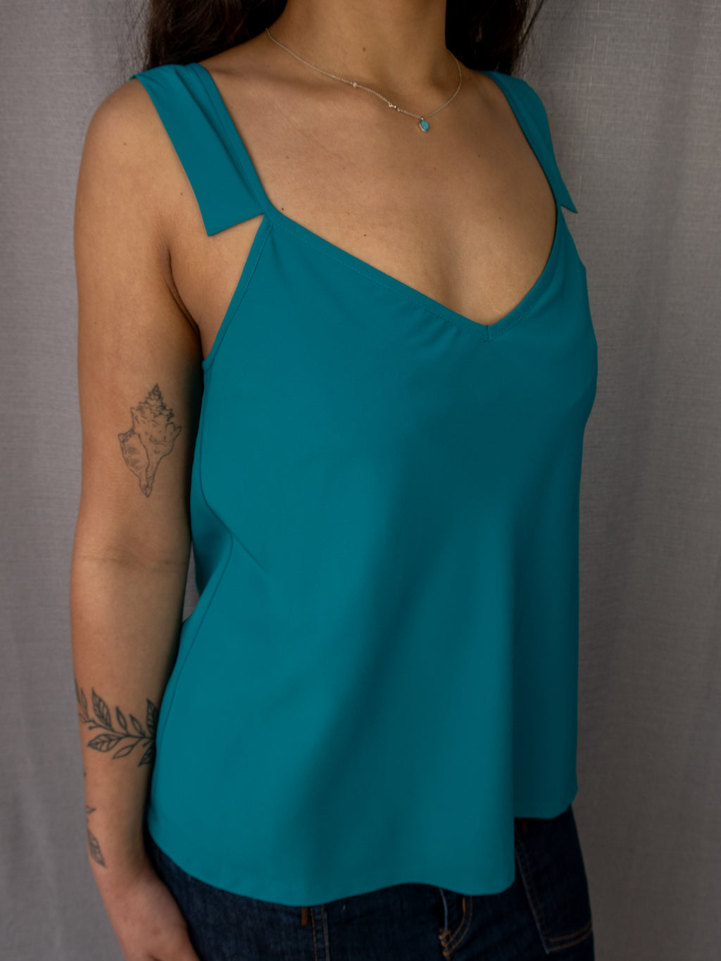 Y2K Bluejuice V-Neck Cami Top - Size S