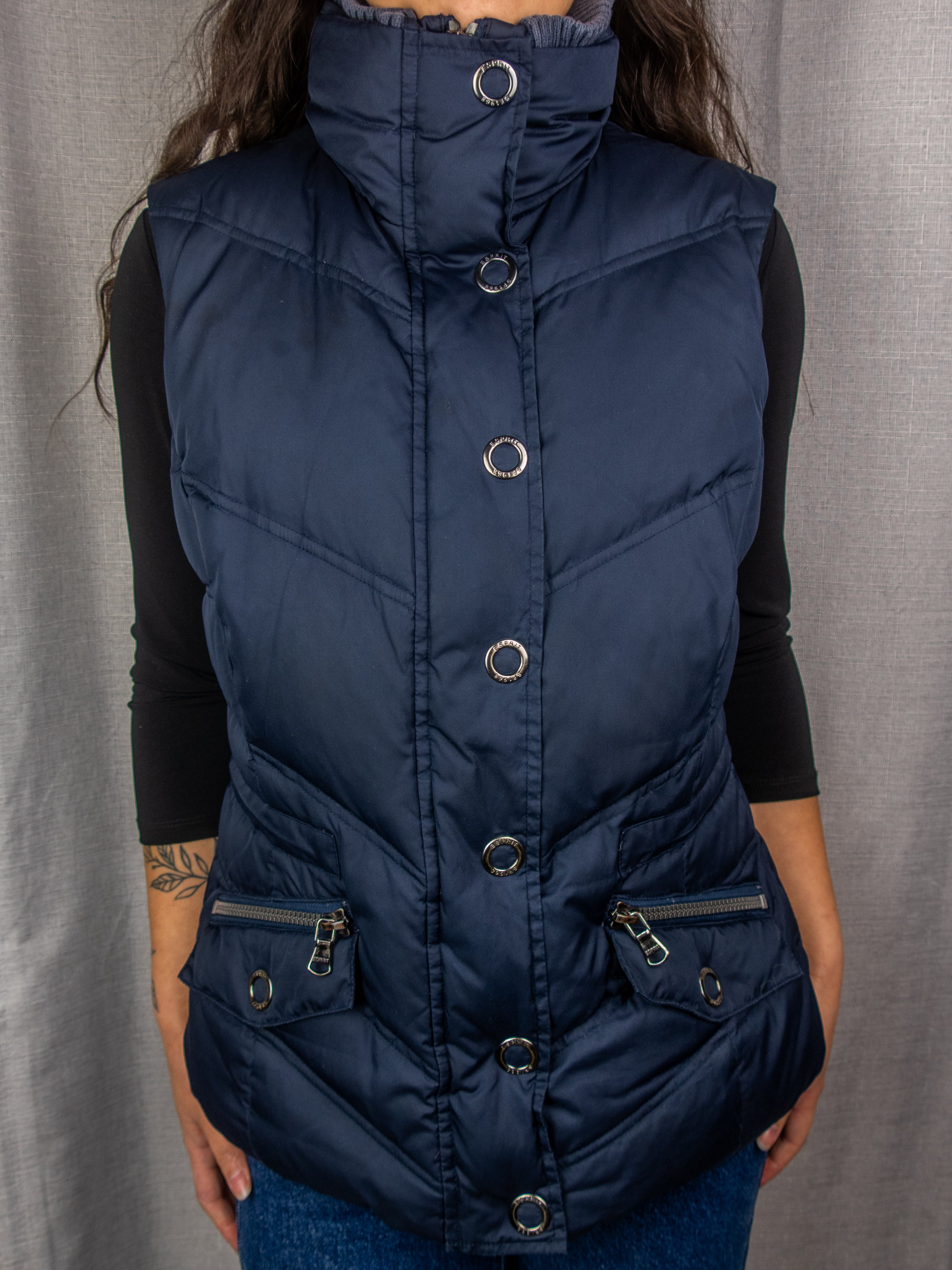 00s Esprit Puffer Vest - Size XL