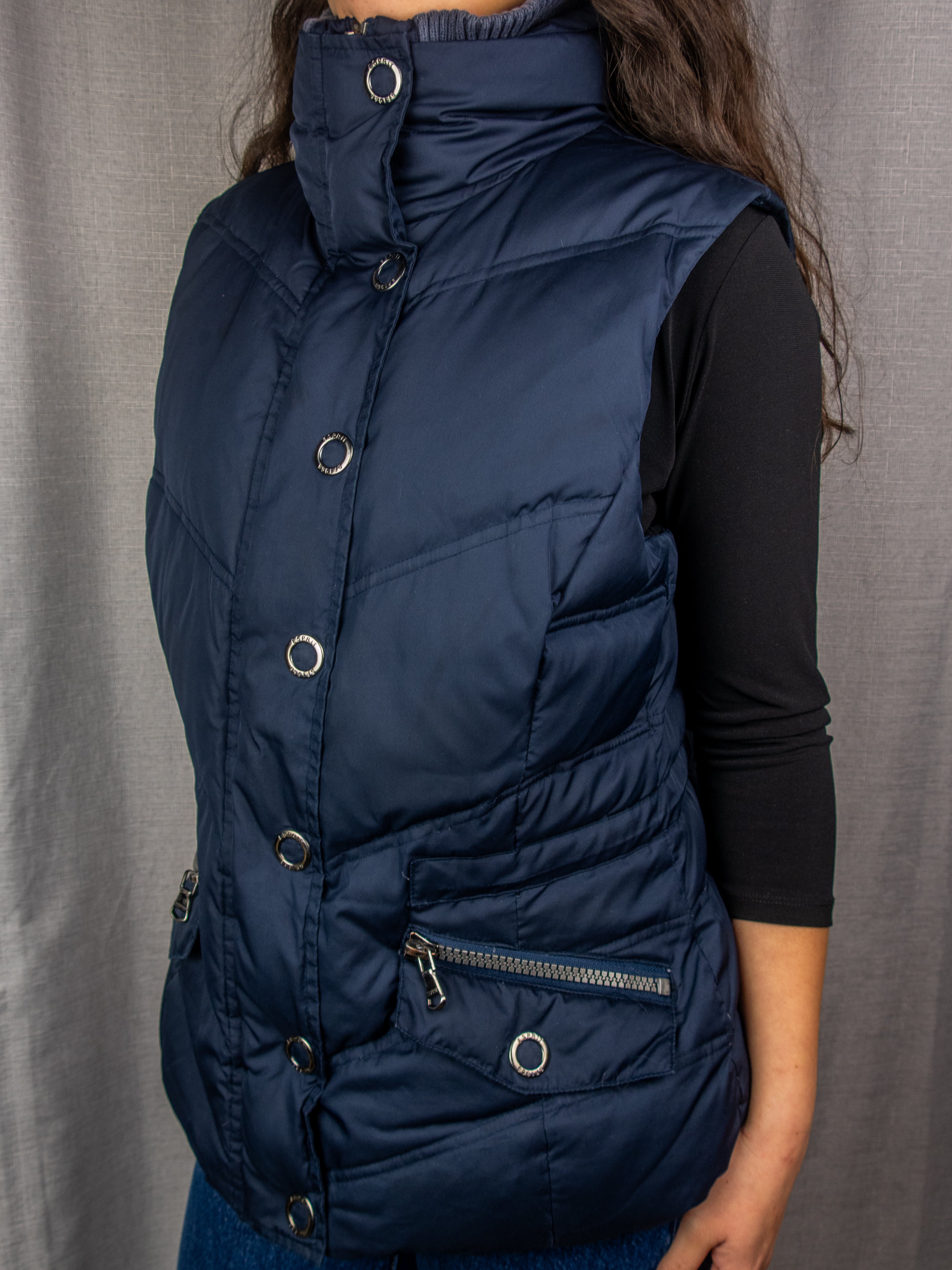 00s Esprit Puffer Vest - Size XL