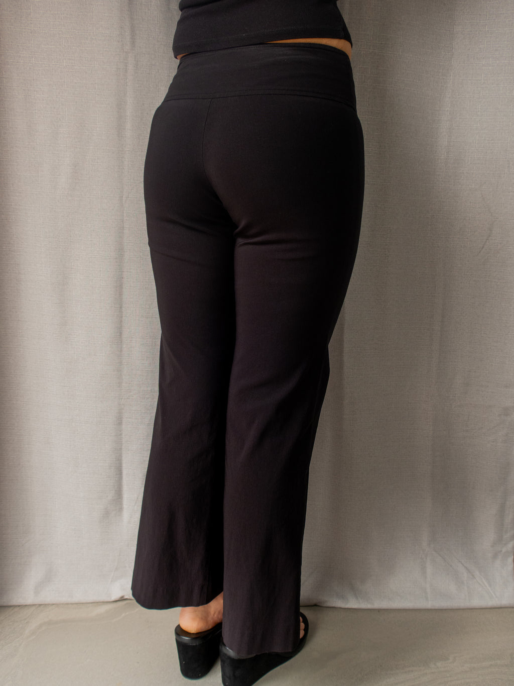Y2K Events Black Wrap Waist Pants - Size XS