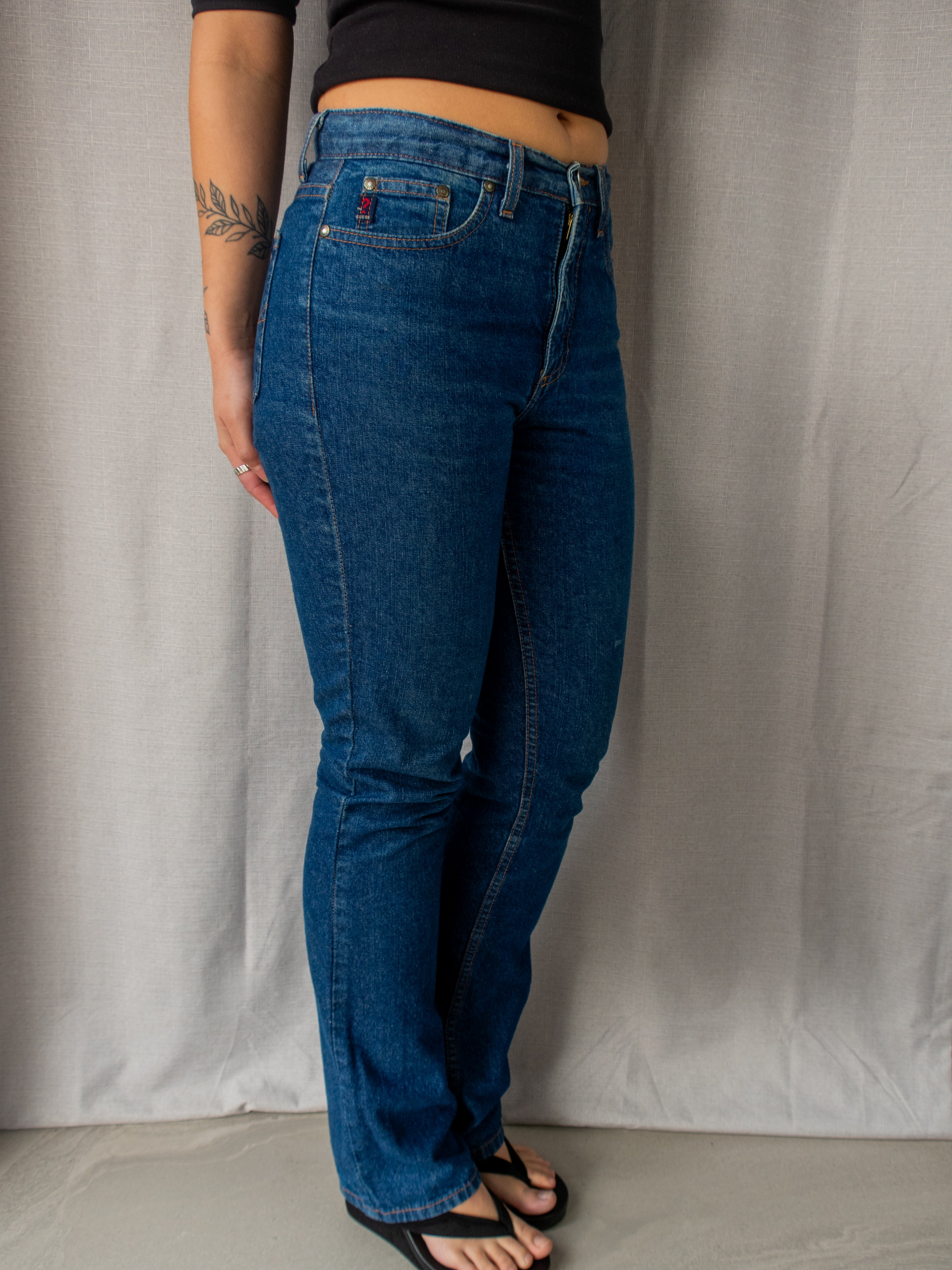 Vintage Guess Jeans USA Straight Leg Denim Jeans - Size XS