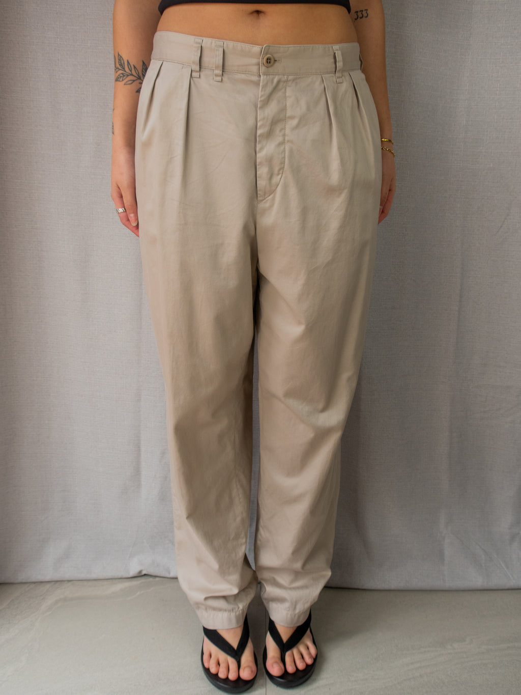 00s Ralph Lauren Pleated Trousers - Size XL