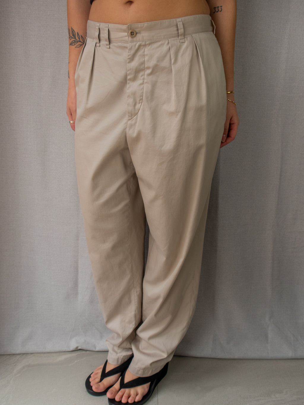 00s Ralph Lauren Pleated Trousers - Size XL