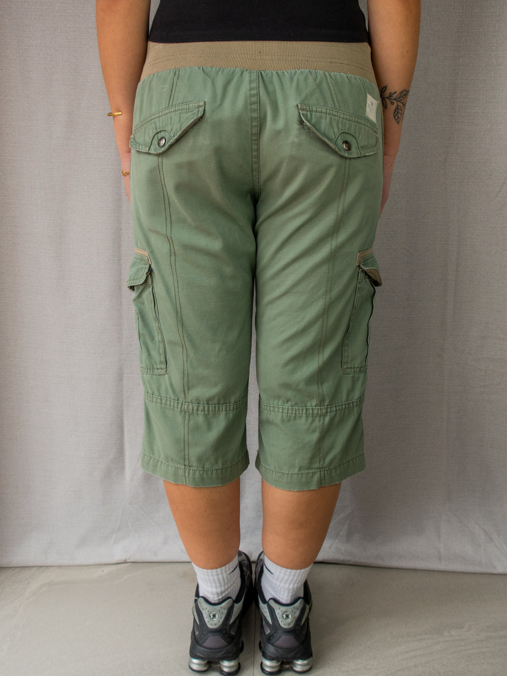 Y2K Rusty Cargo Shorts - Size M