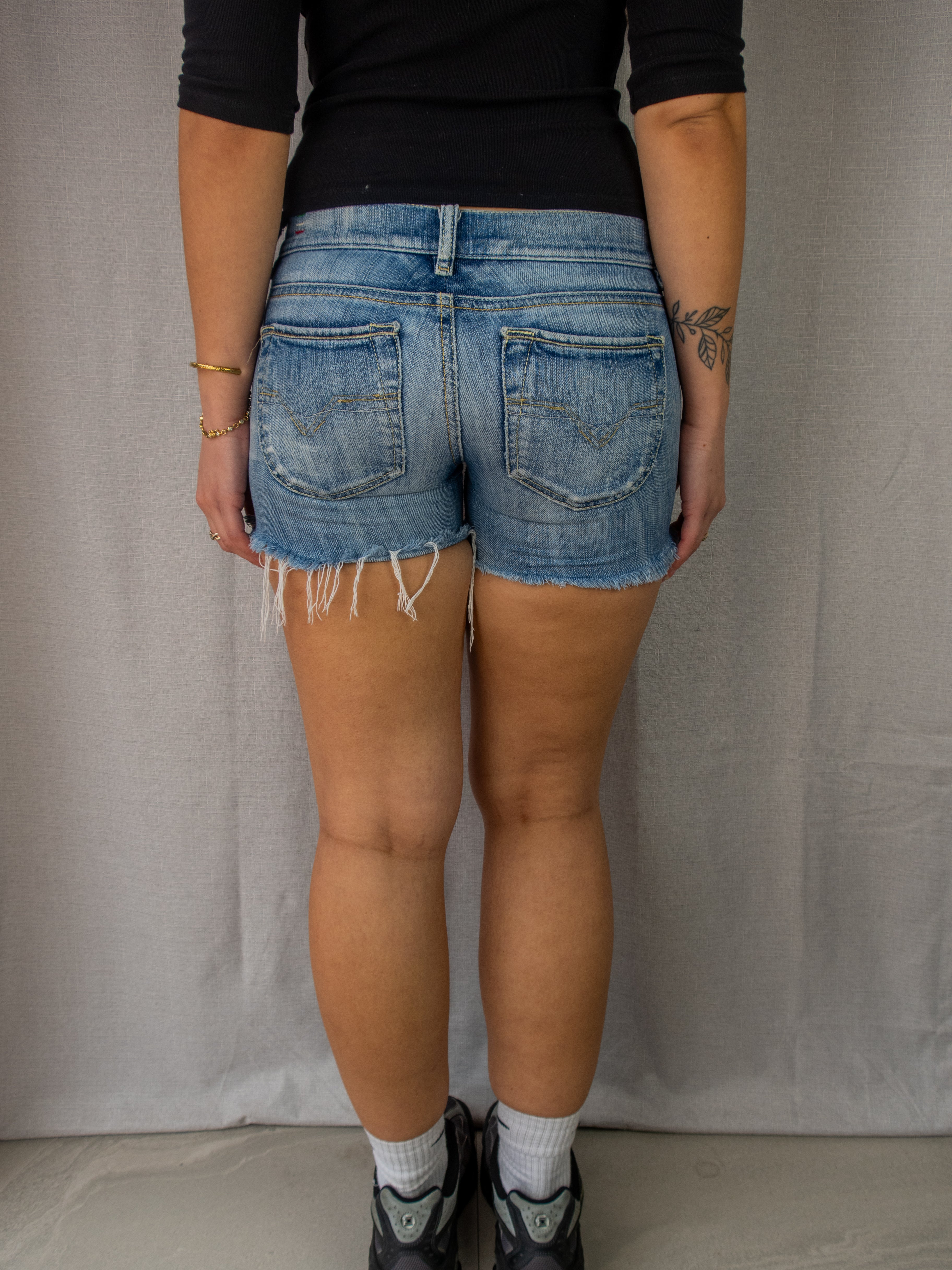 Y2K Diesel Denim Mini Shorts - Size XS