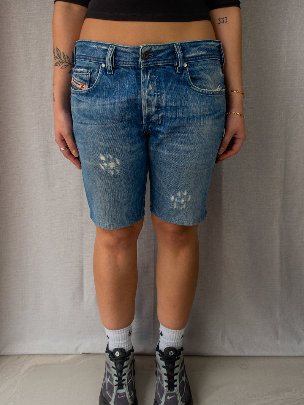 Y2K Diesel Denim Shorts - Size S