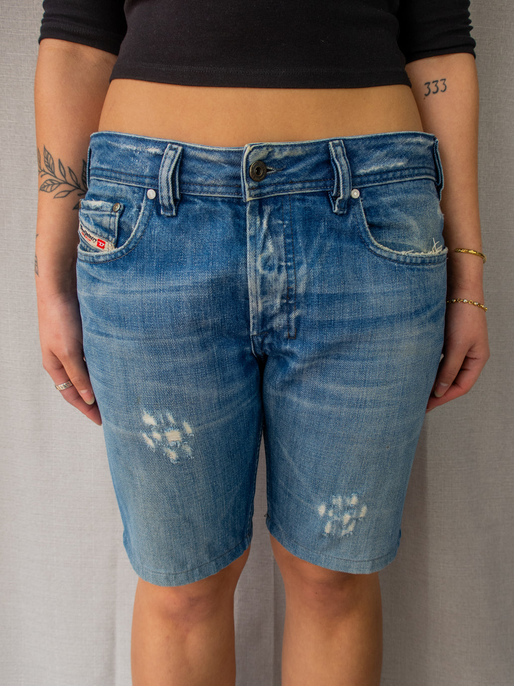 Y2K Diesel Denim Shorts - Size S