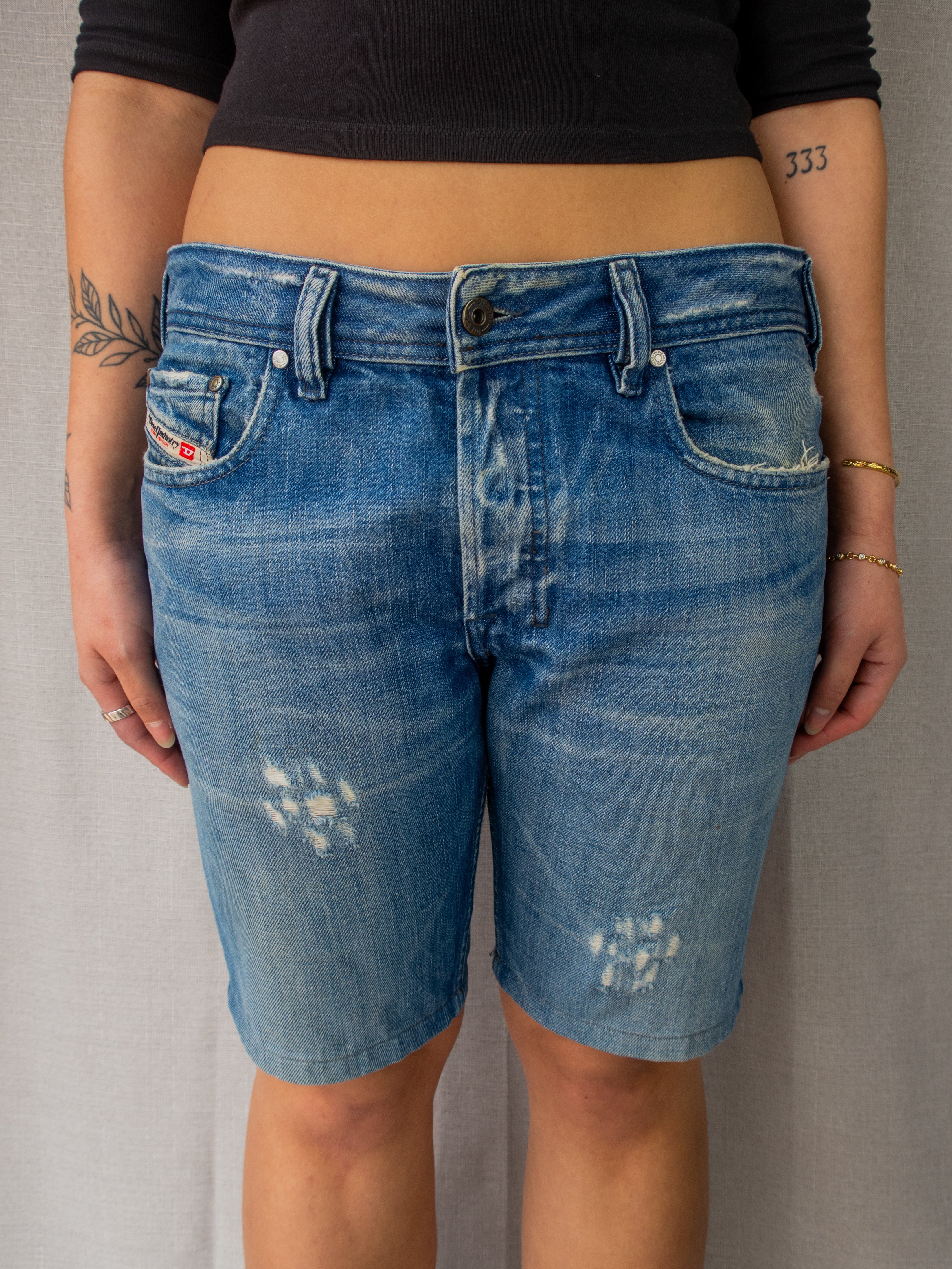 Y2K Diesel Denim Shorts - Size S