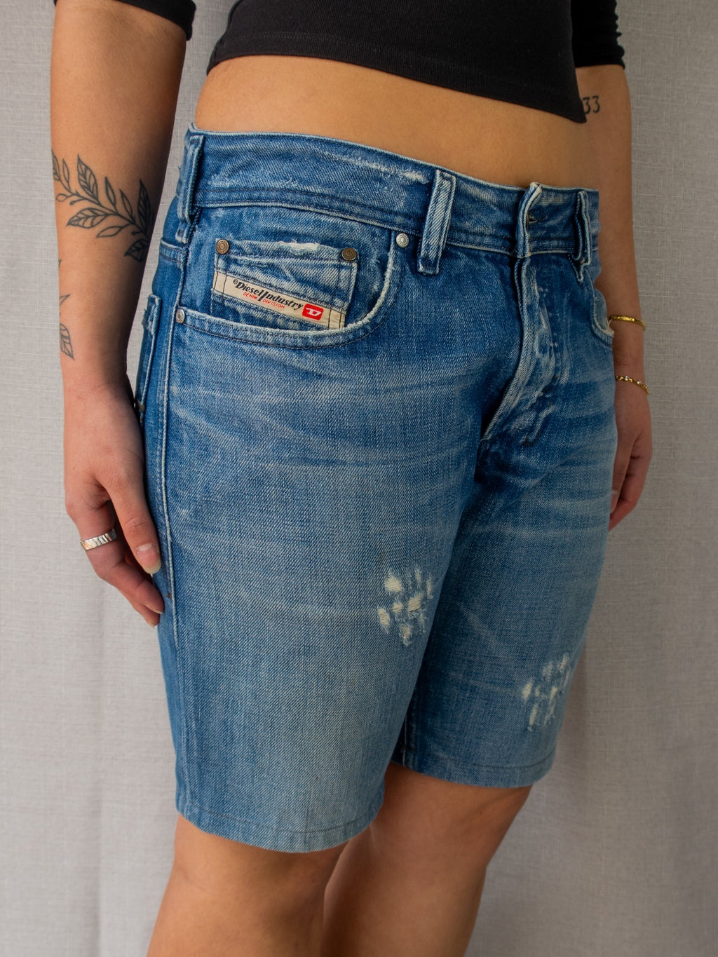 Y2K Diesel Denim Shorts - Size S