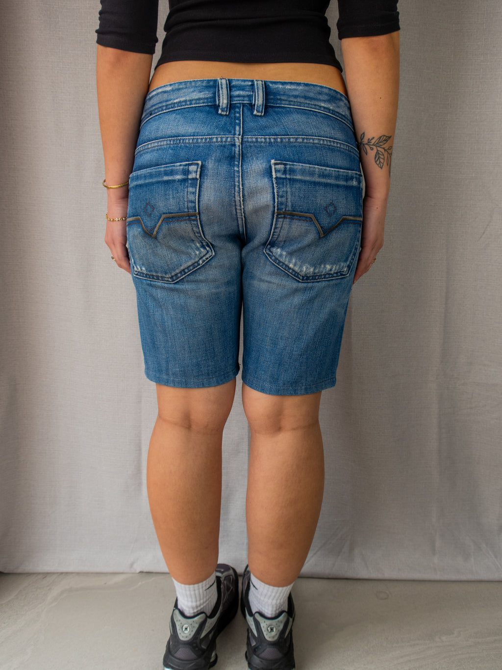 Y2K Diesel Denim Shorts - Size S