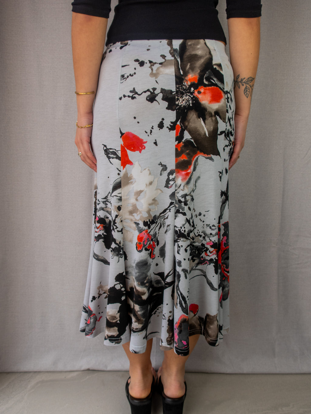 Y2K Formation Floral Maxi Skirt - Size S