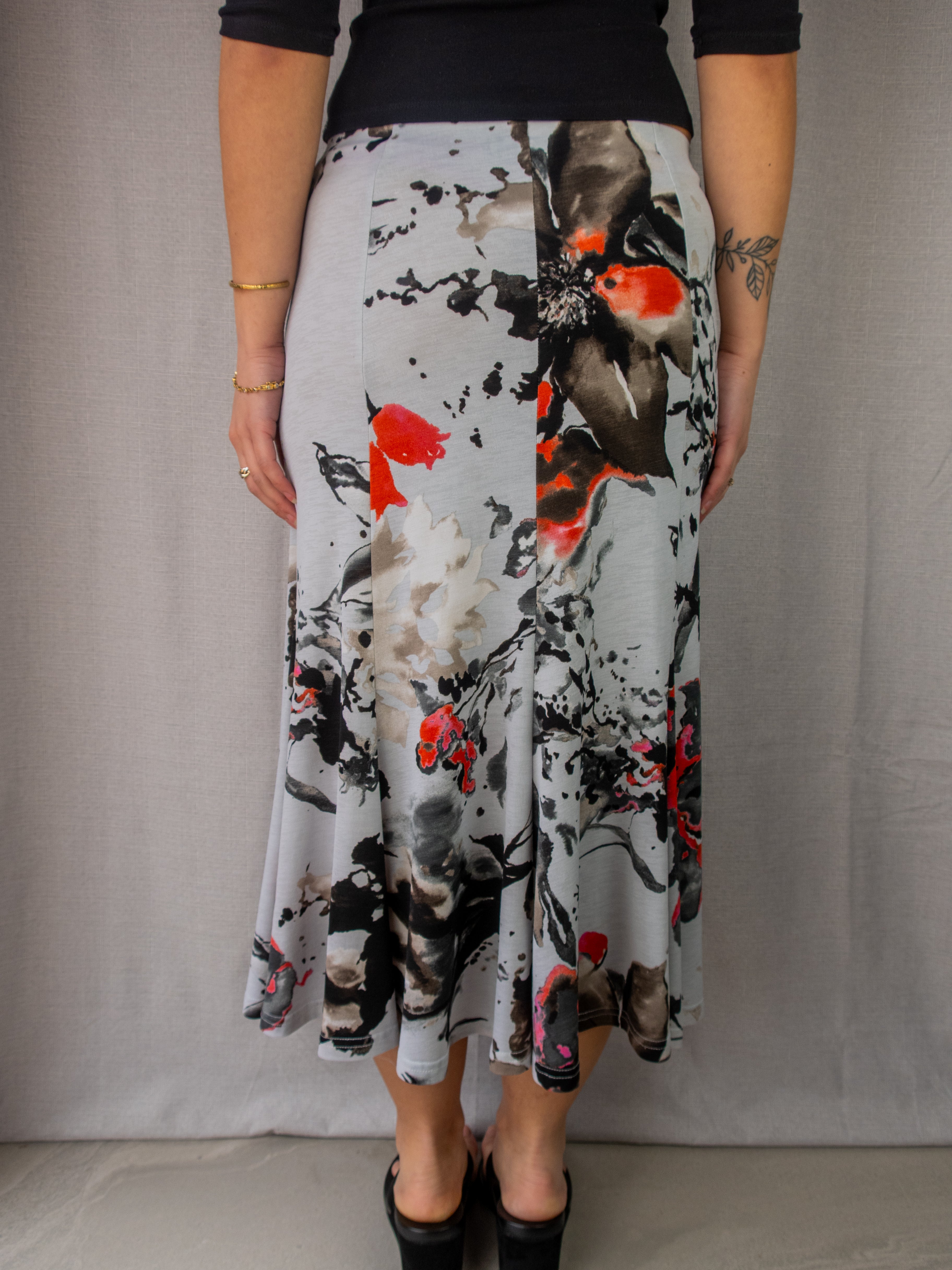 Y2K Formation Floral Maxi Skirt - Size S