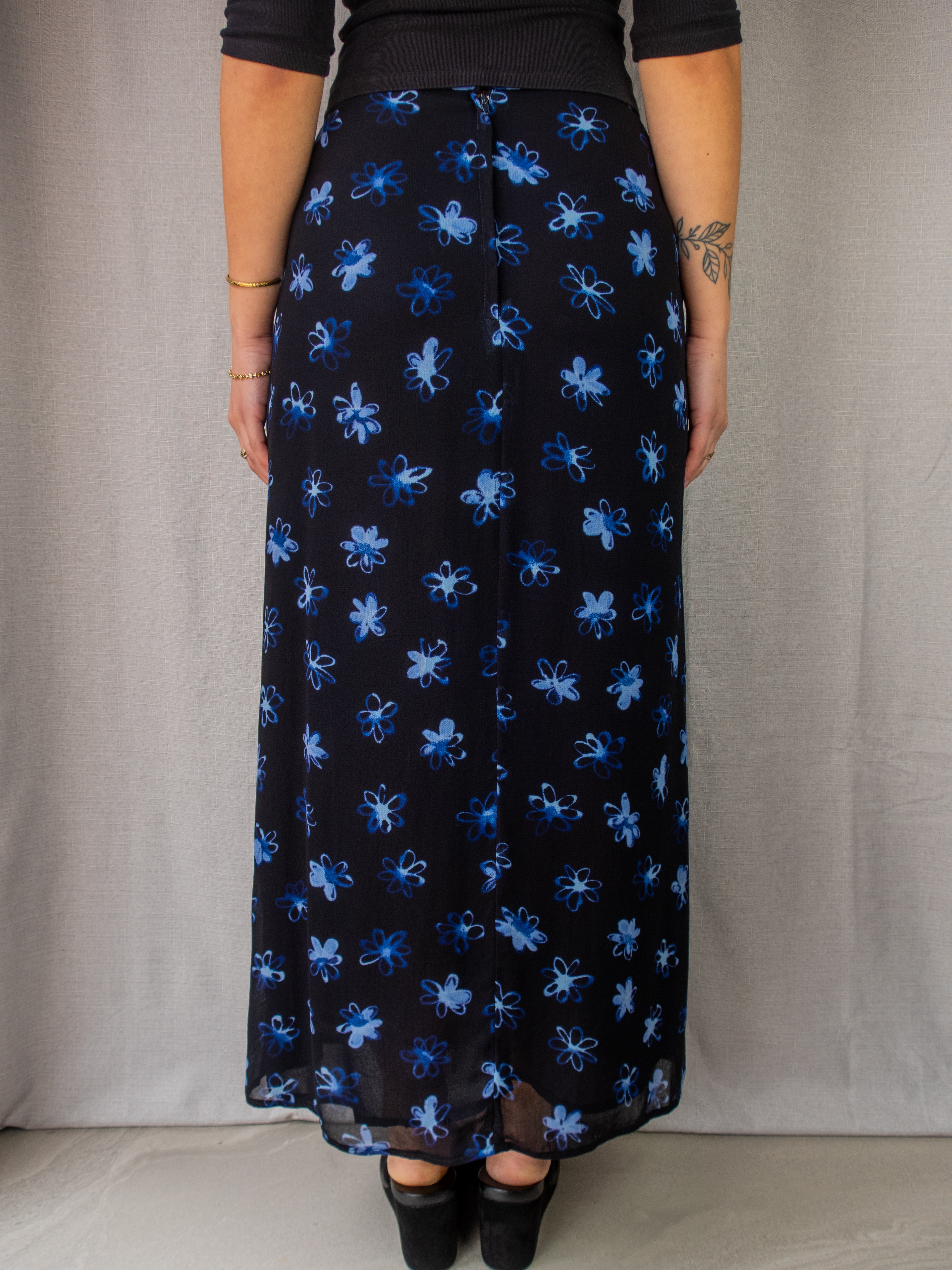 Vintage Equipment Floral Maxi Skirt - Size XS