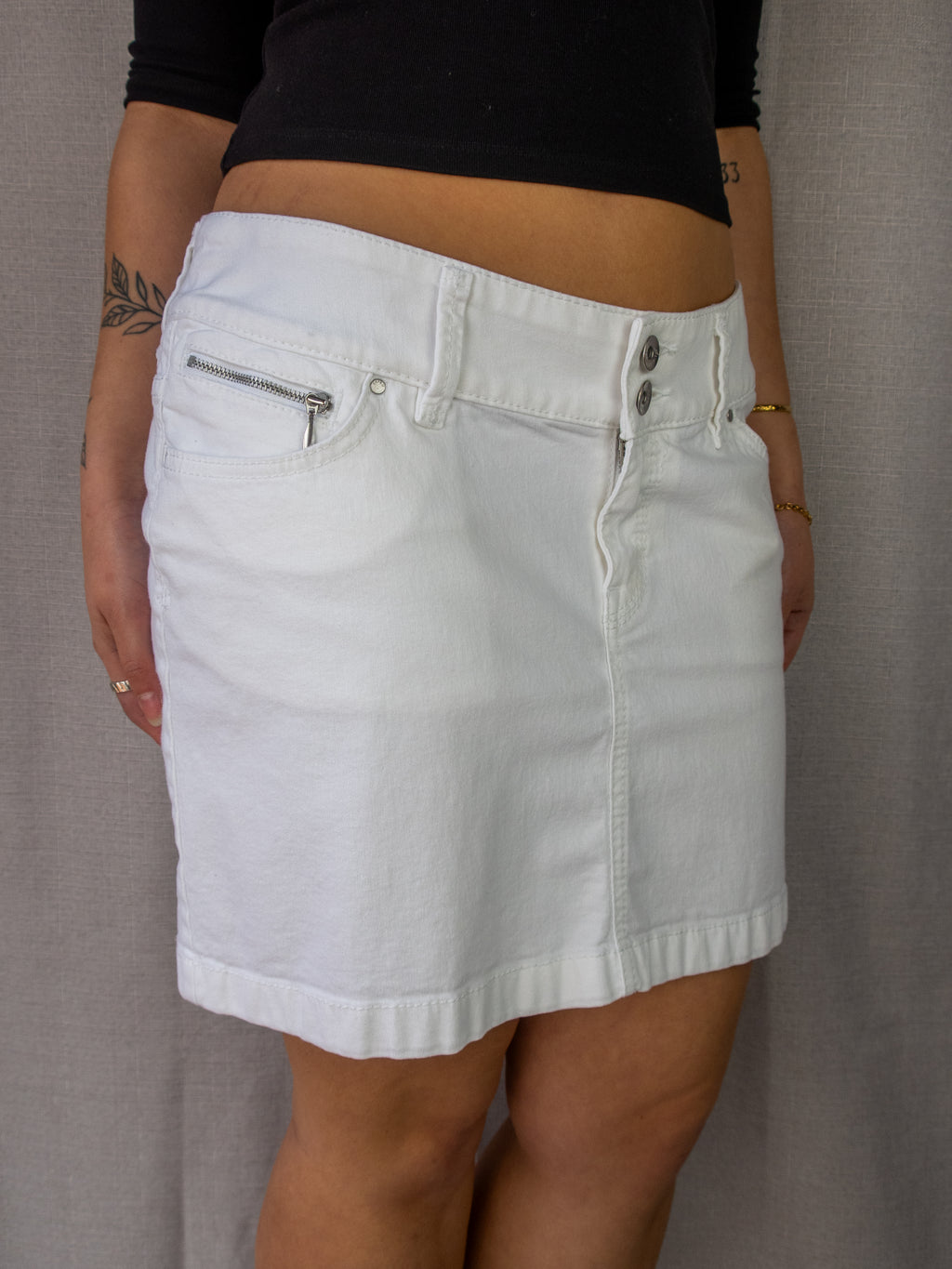 Y2K Esprit Denim Mini Skirt - Size M/L
