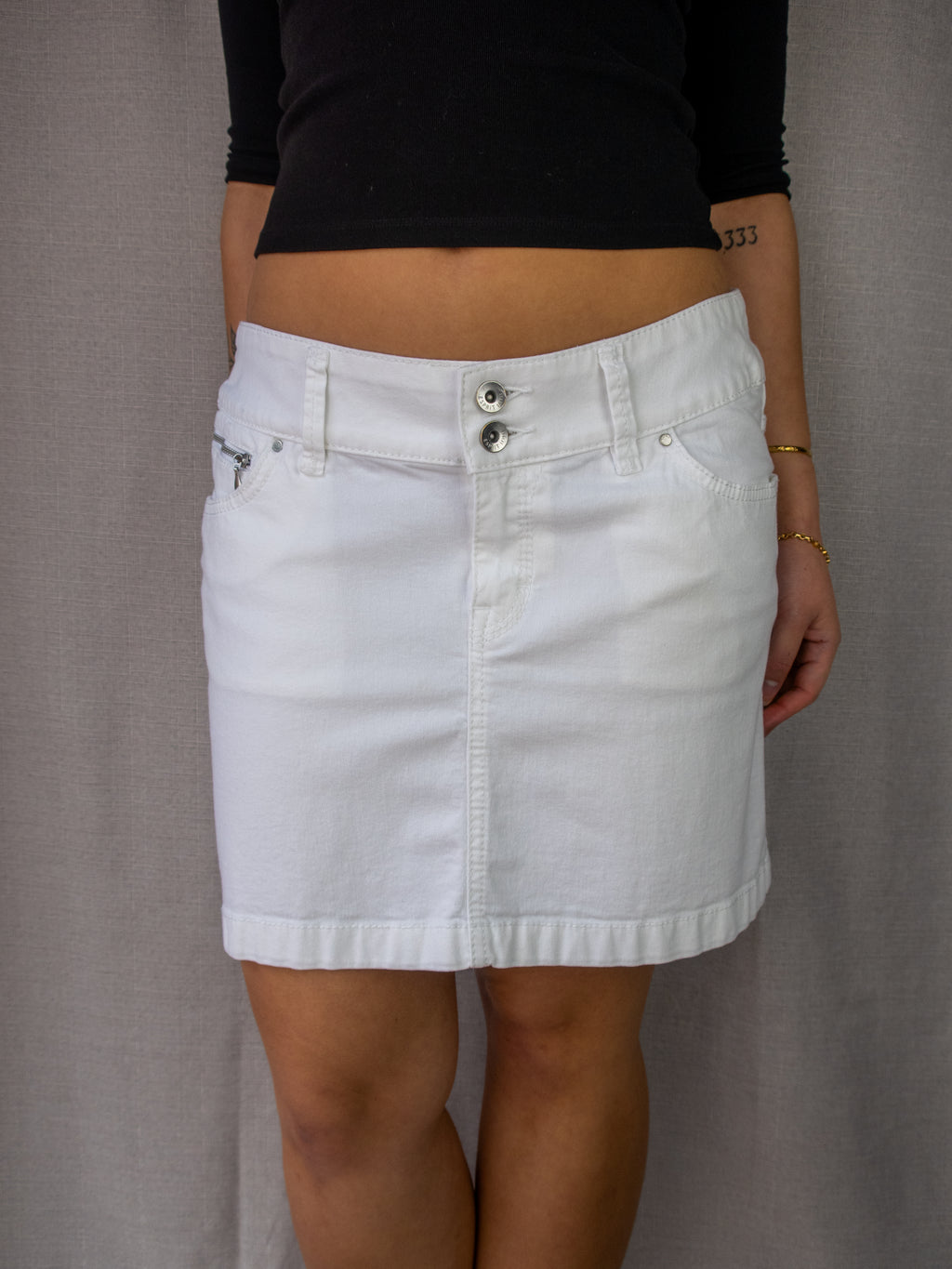 Y2K Esprit Denim Mini Skirt - Size M/L