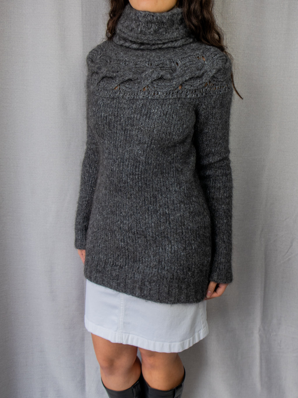 Diesel Cable Knit Turtleneck Sweater - Size S