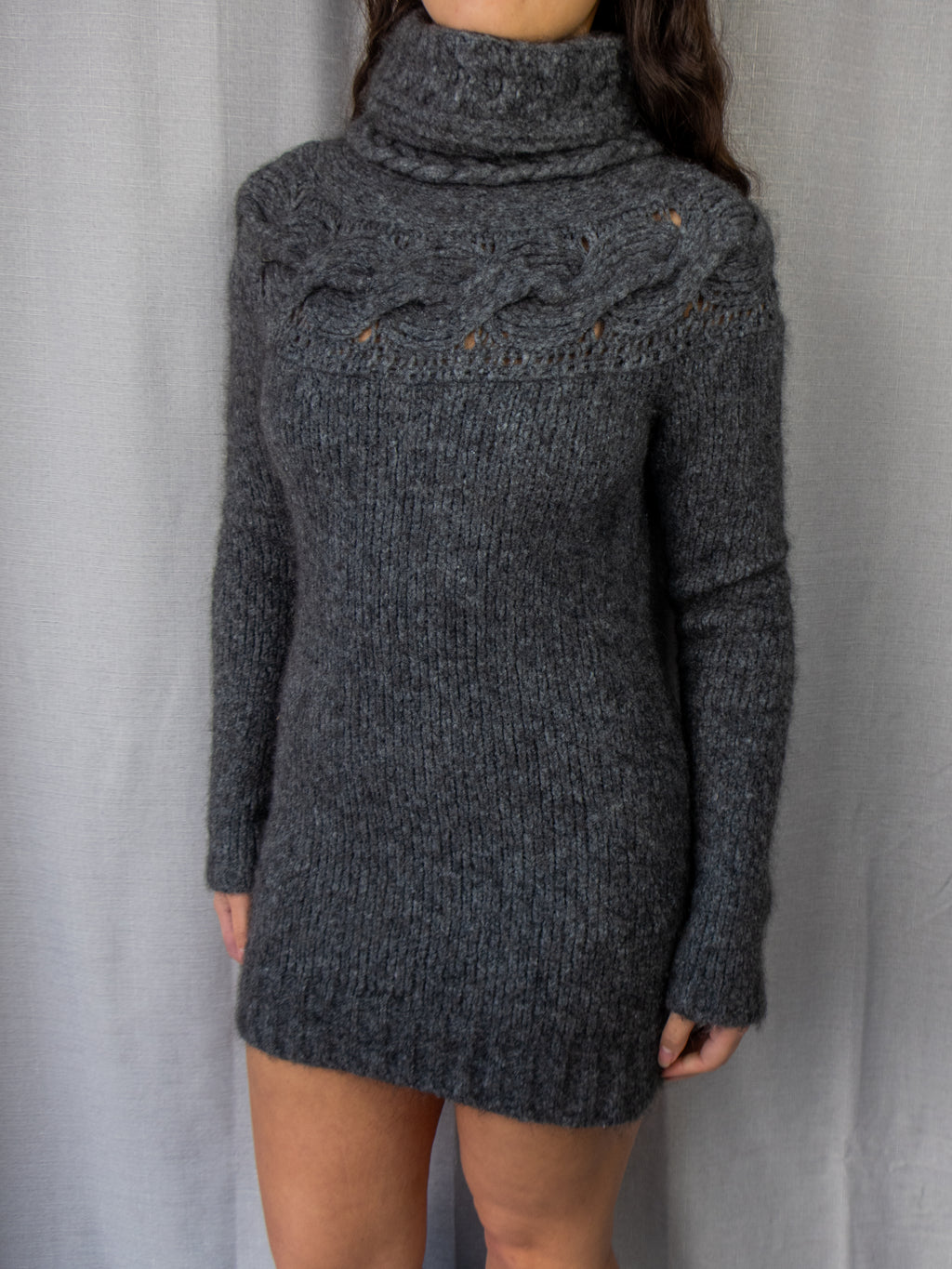 Diesel Cable Knit Turtleneck Sweater - Size S