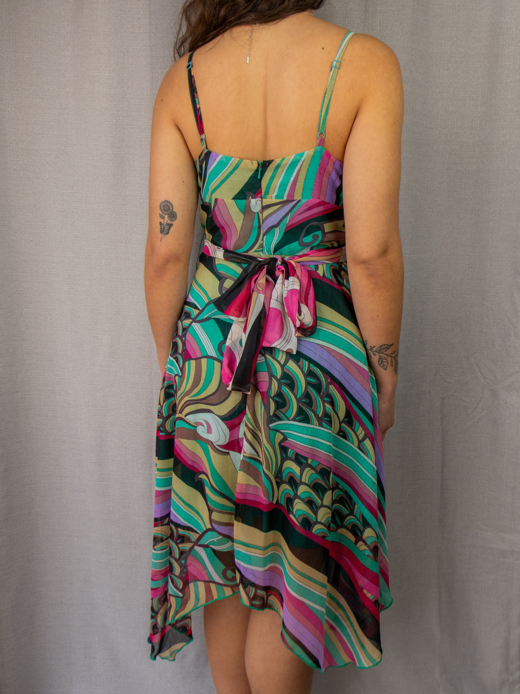 Y2K Blackout Australia Midi Dress - Size S