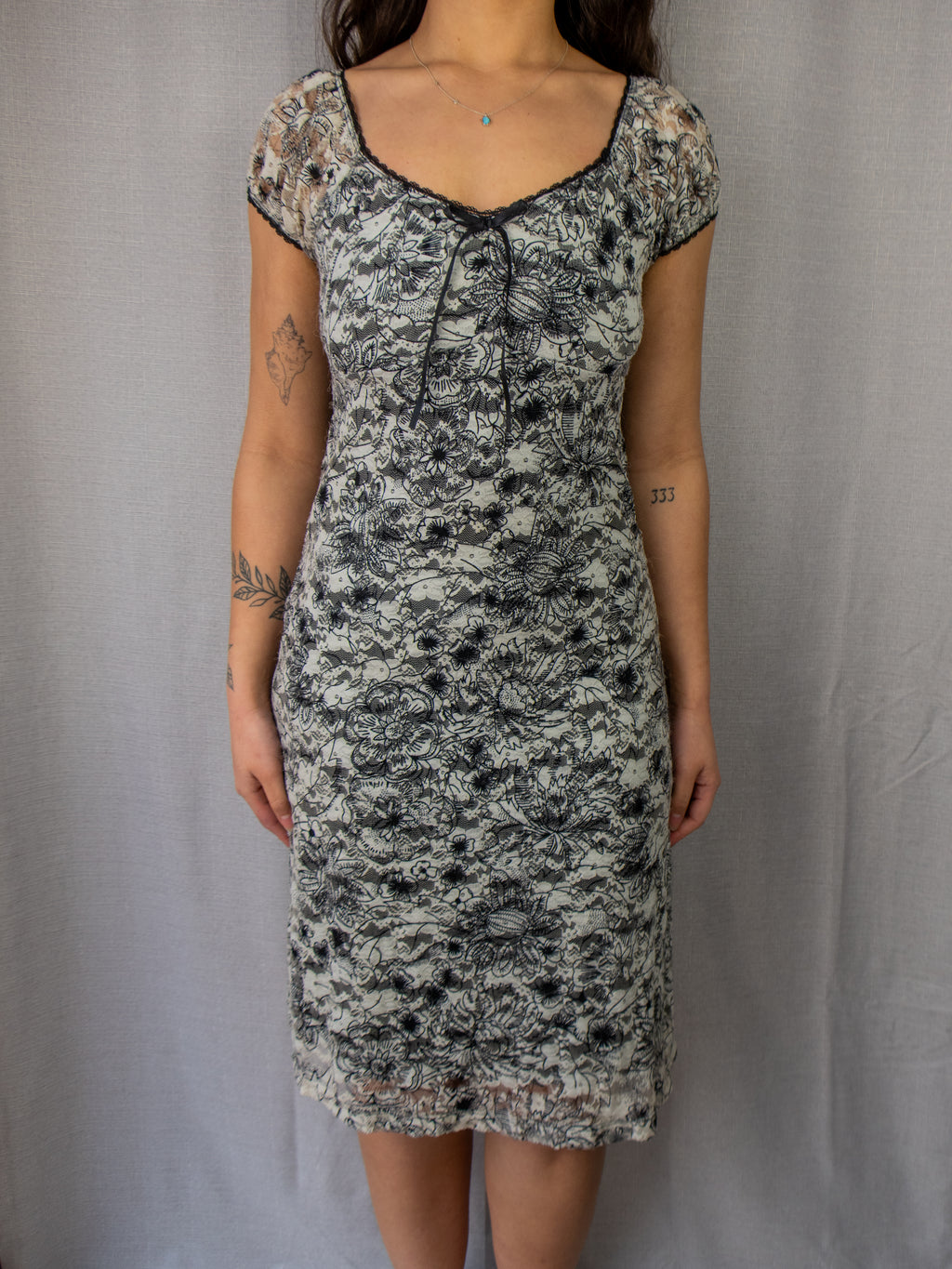 Y2K CKM Mesh Dress - Size S