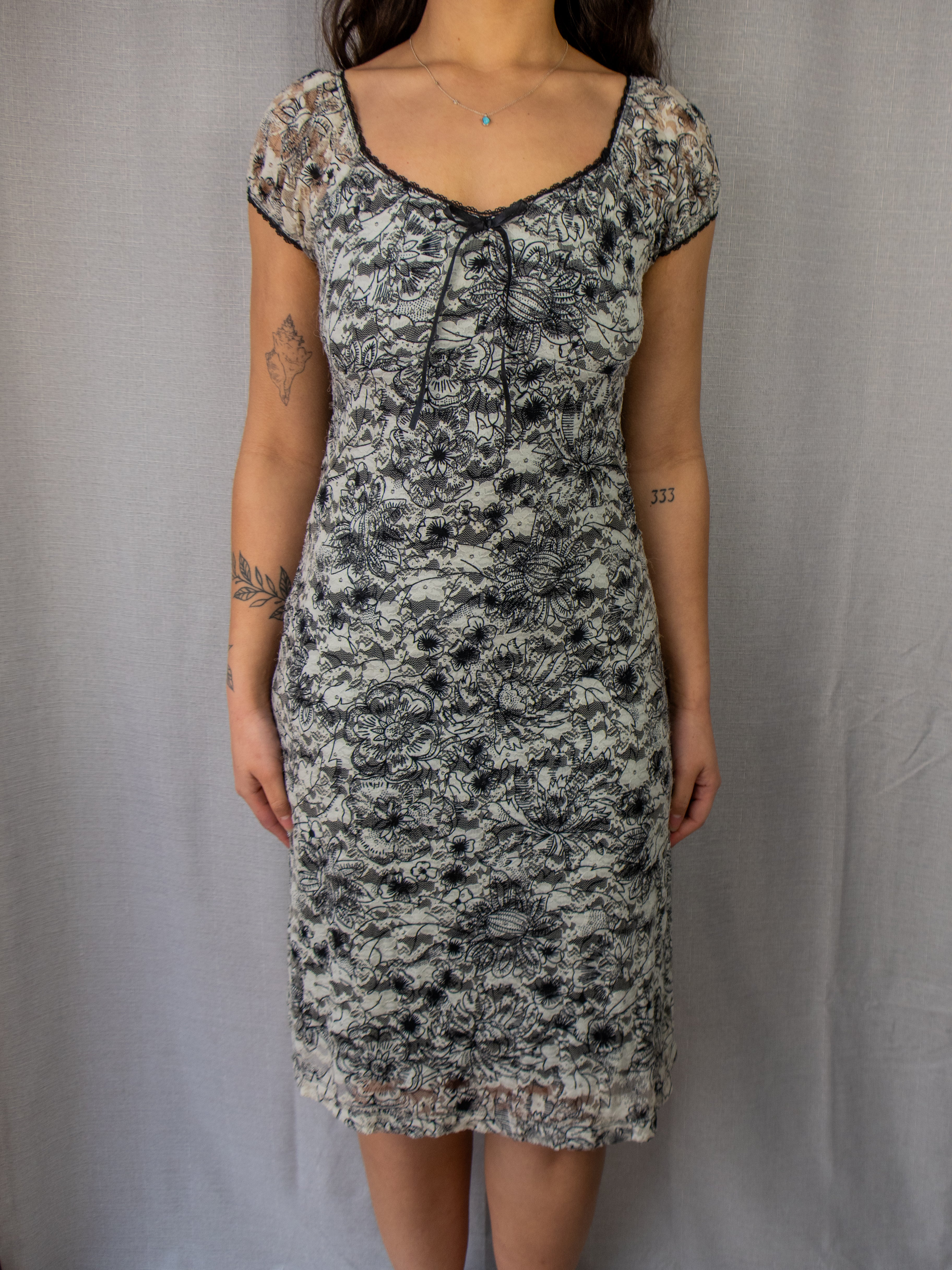 Y2K CKM Mesh Dress - Size S