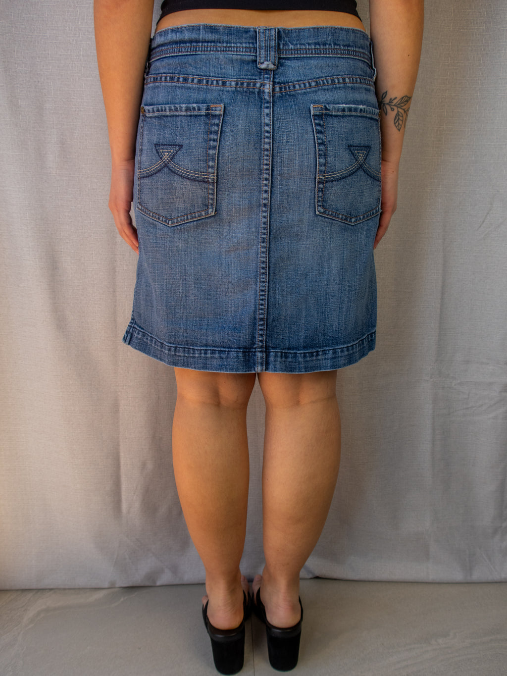 00s Esprit Denim Mini Skirt - Size S/M
