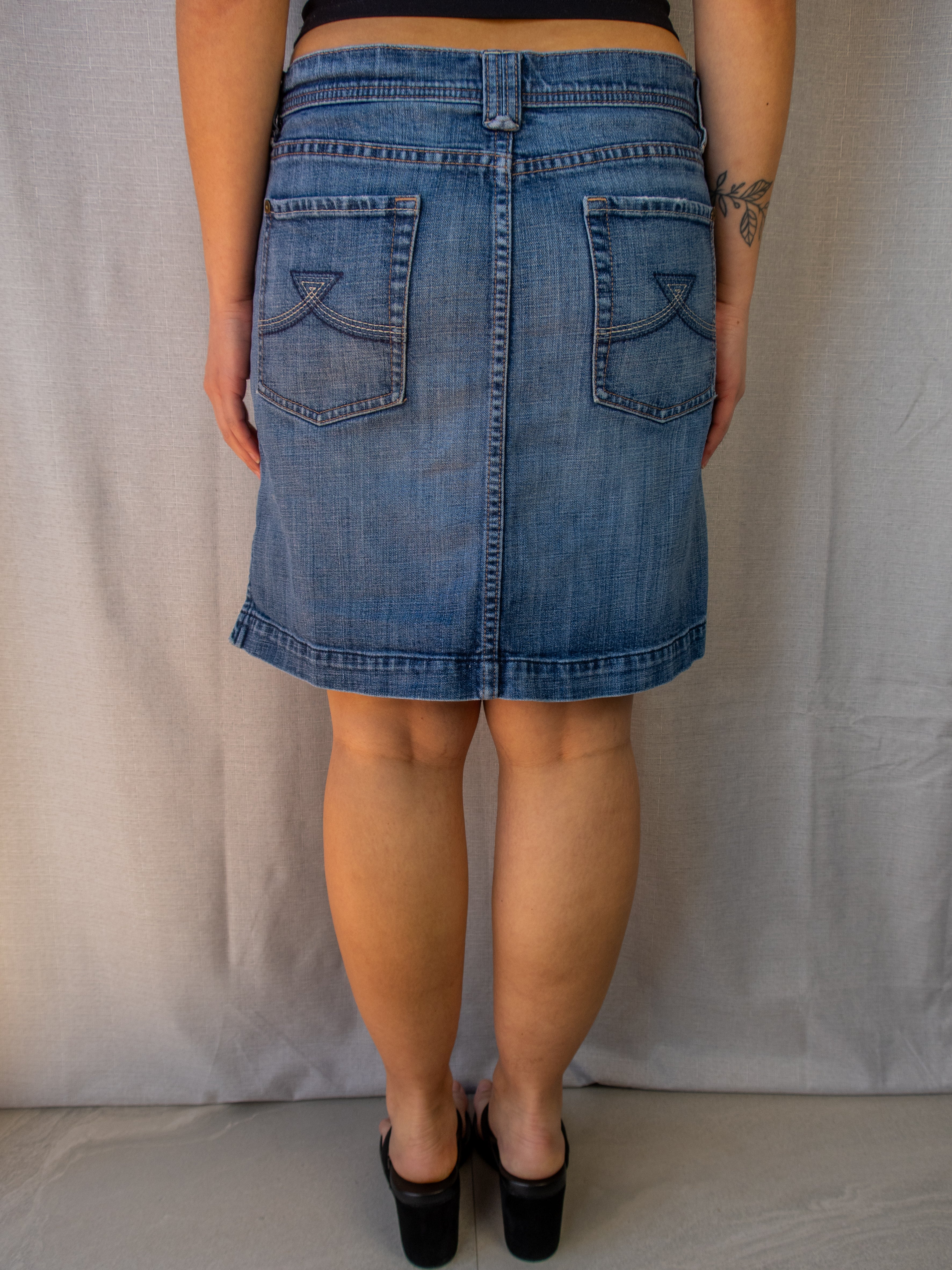 00s Esprit Denim Mini Skirt - Size S/M