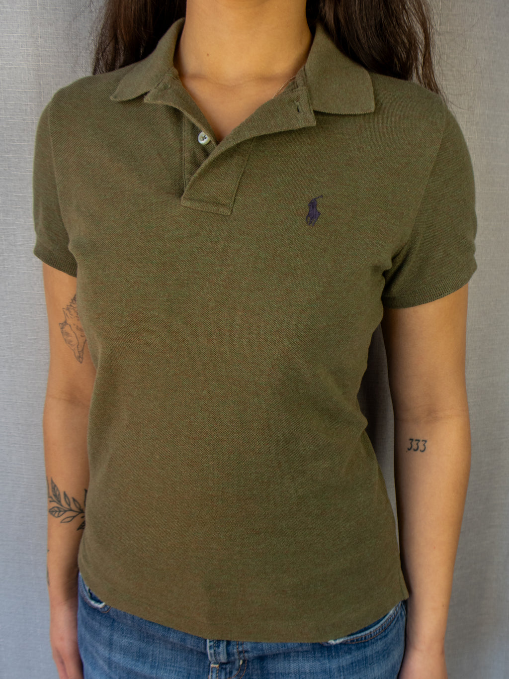 00s Ralph Lauren Skinny Polo - Size S