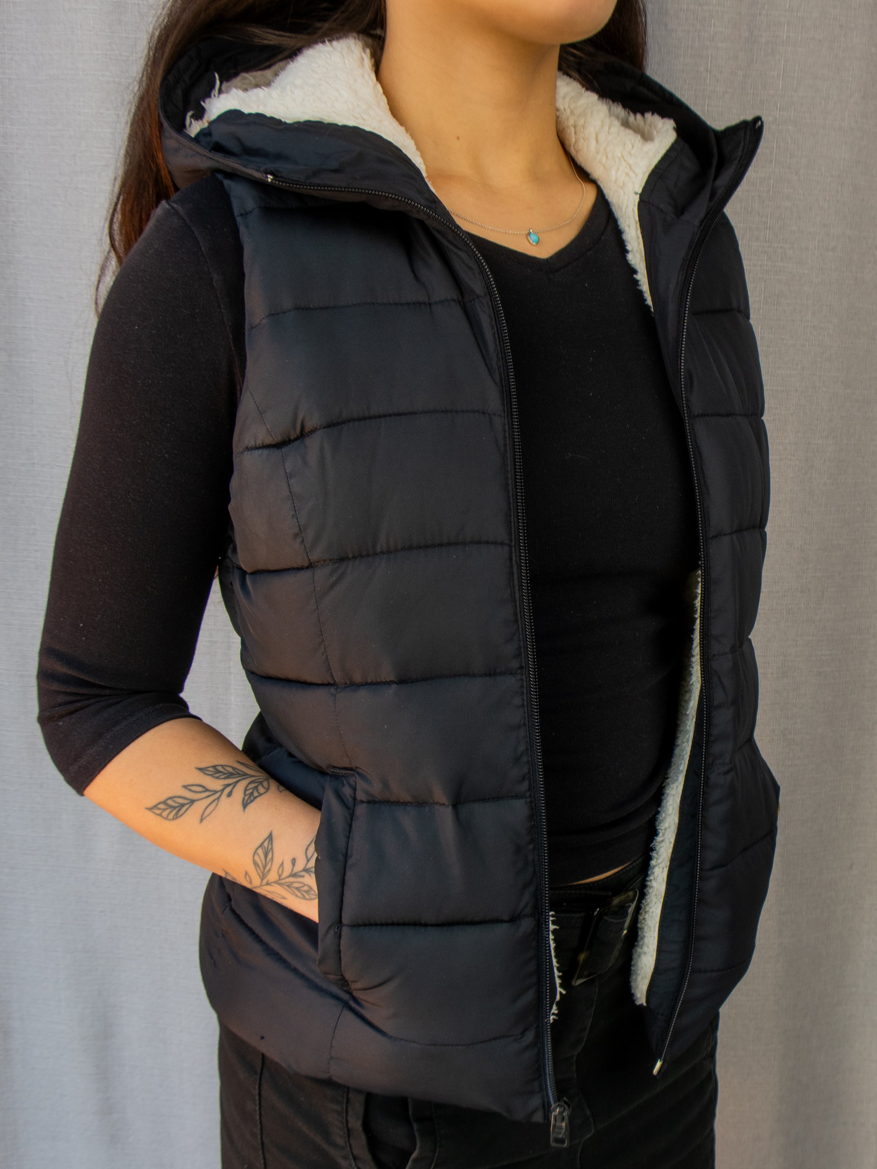 Hollister Zip-Up Vest - Size XS